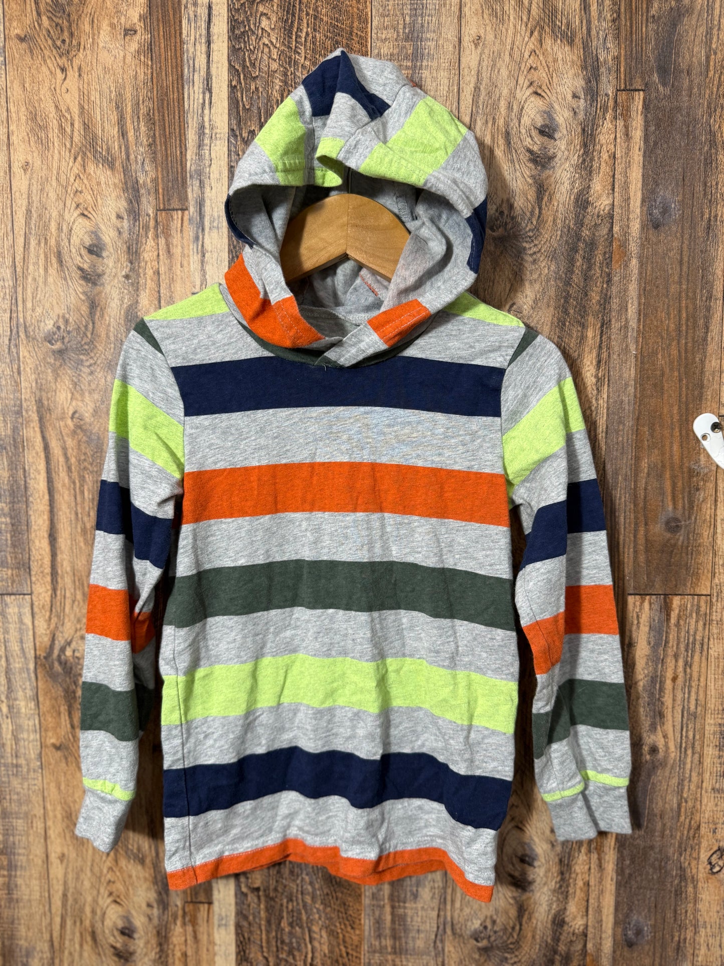 Hooded LS shirt, size 5