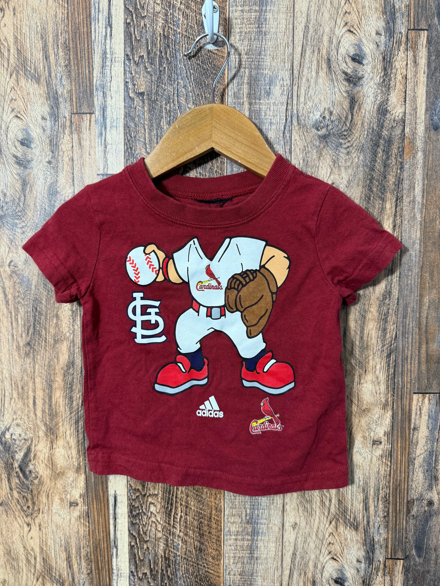 Cardinals shirt, size 12m