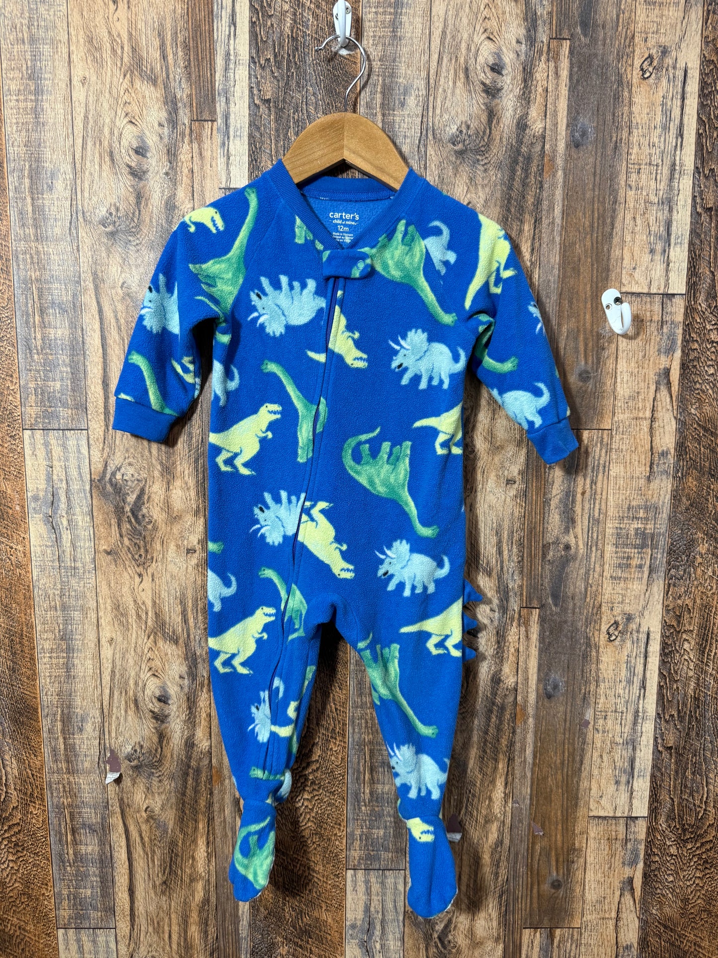 Fleece pajamas, size 12m