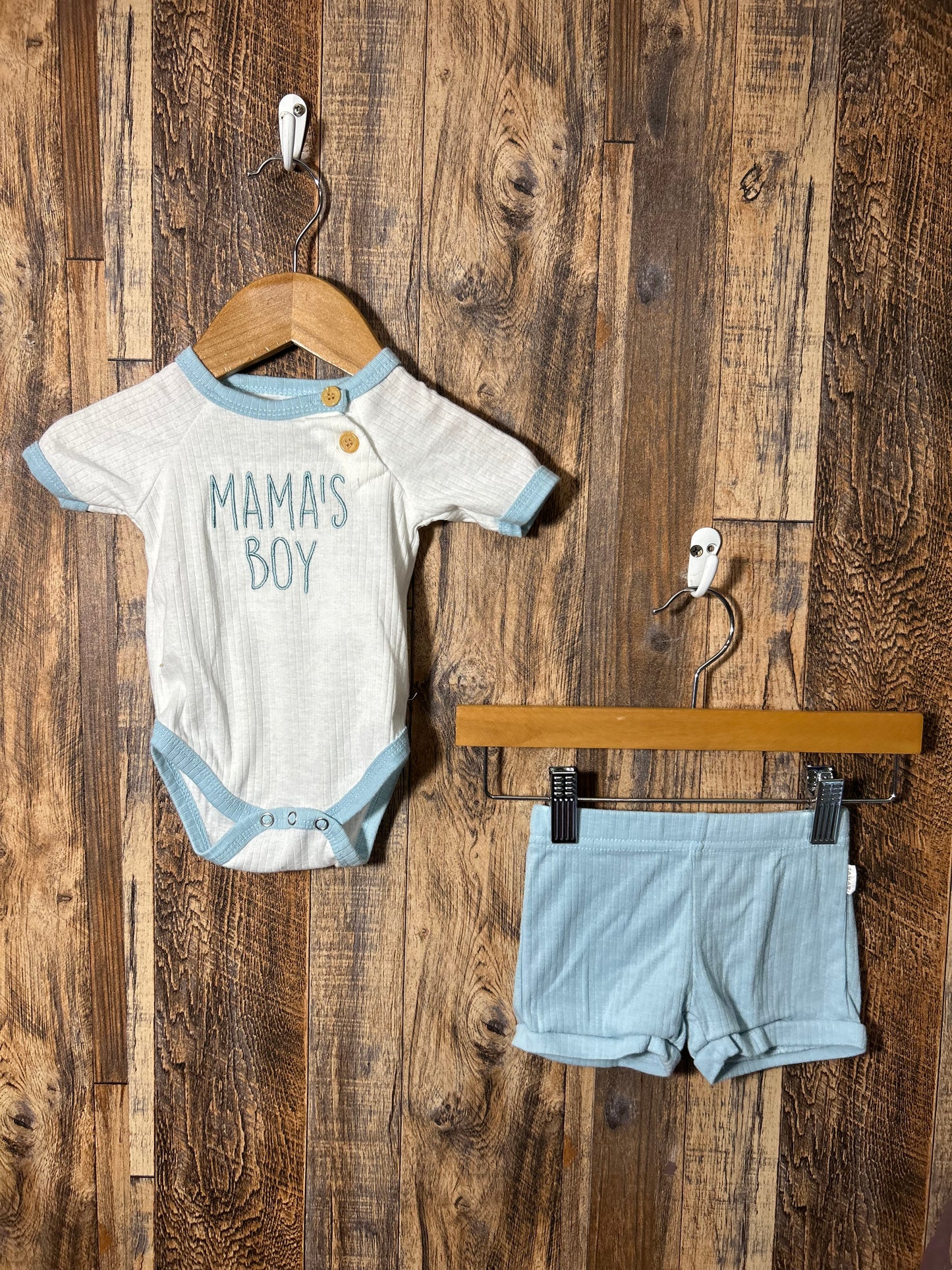 2pc set, size 3-6m