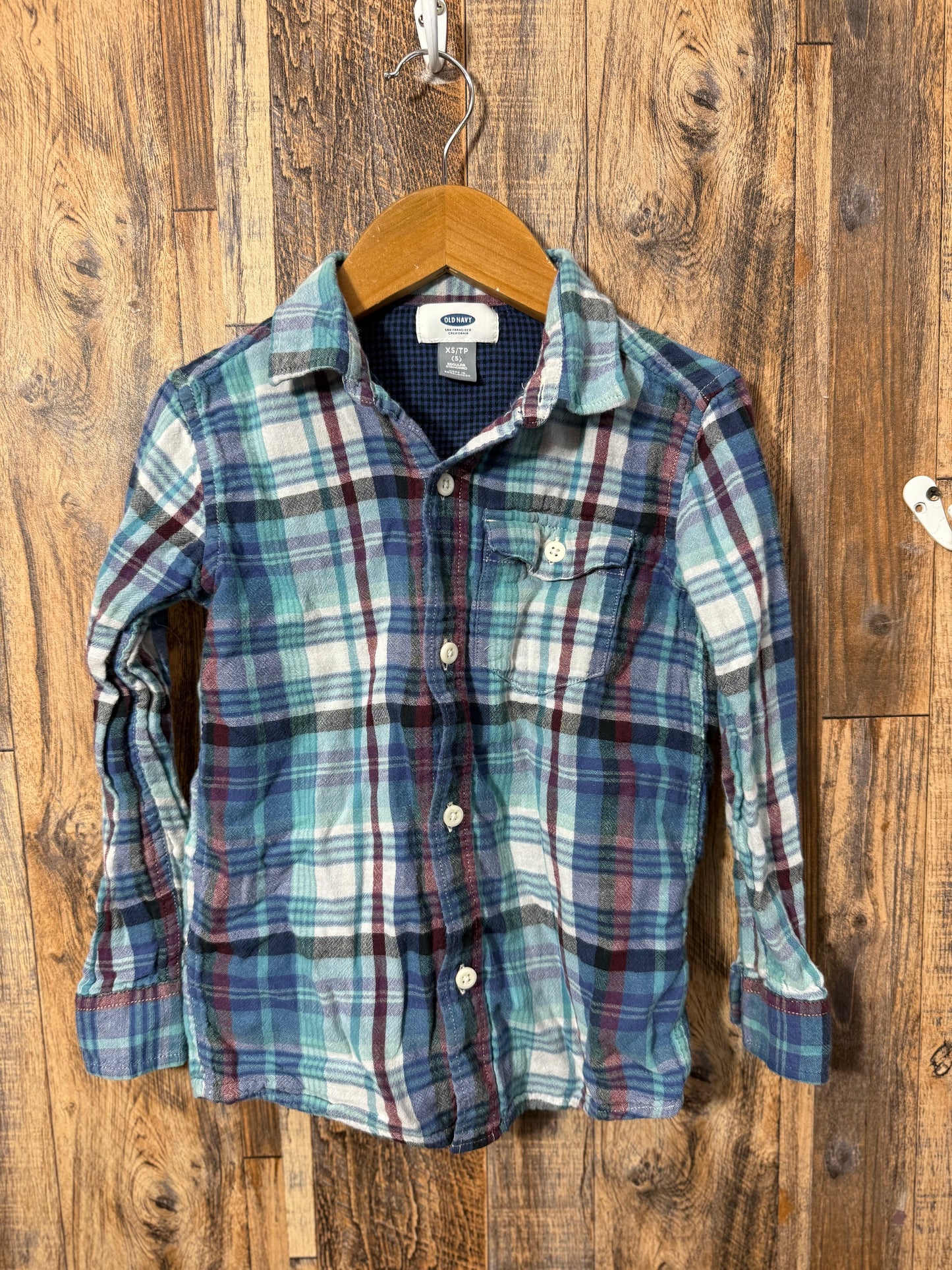 LS button up, size 5