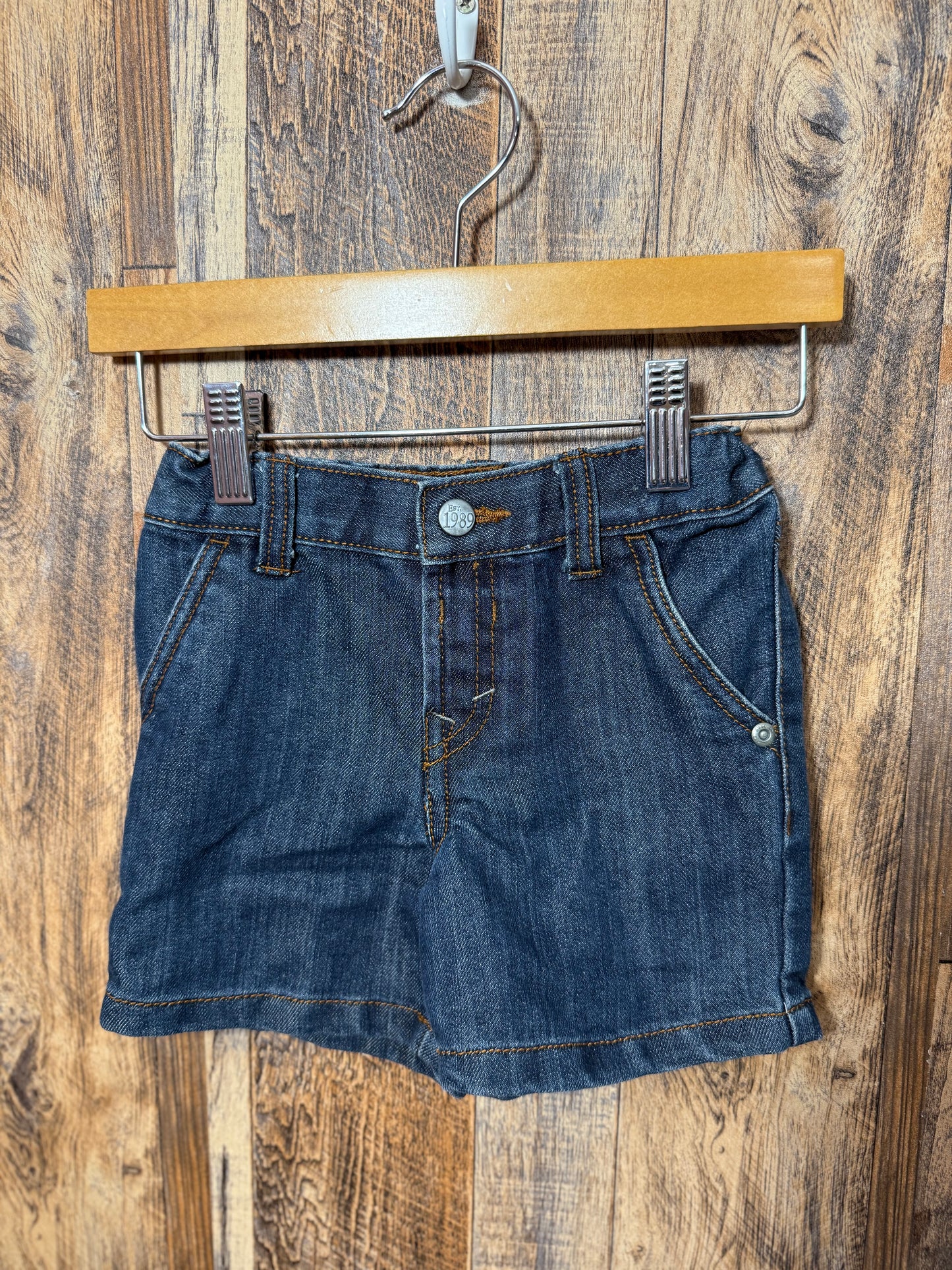 Jean shorts, size 12-18m