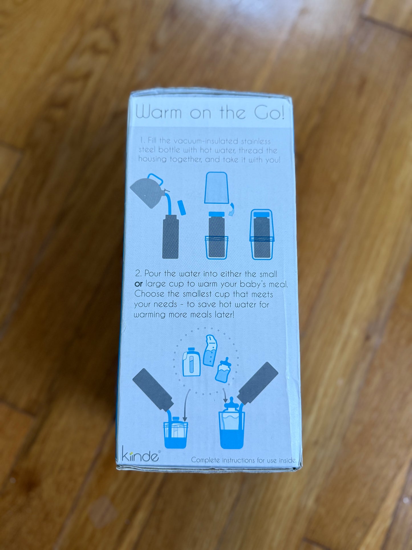 Travel bottle warmer