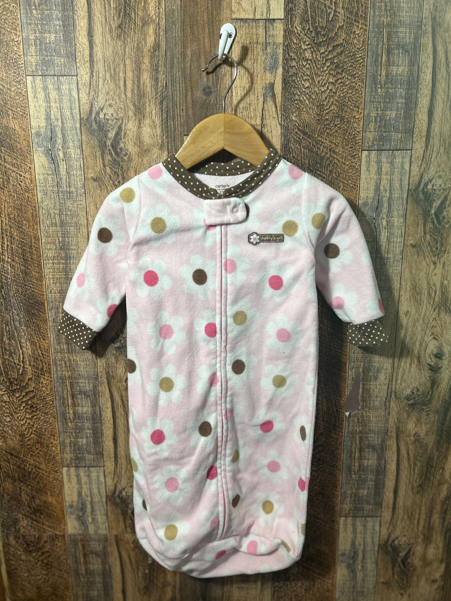 Fleece sleep sack, size 0-9m