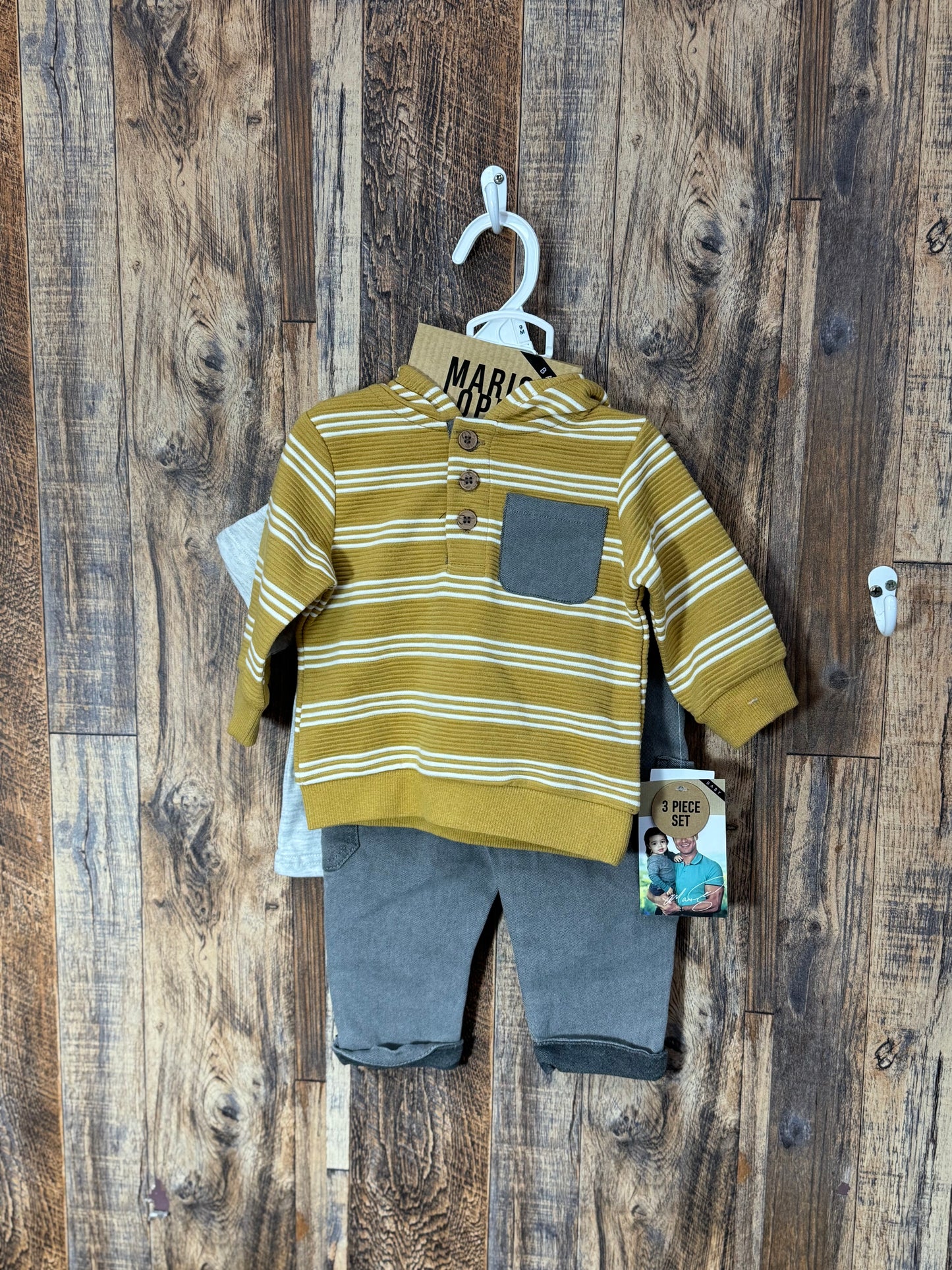 3pc set NWT, size 9m