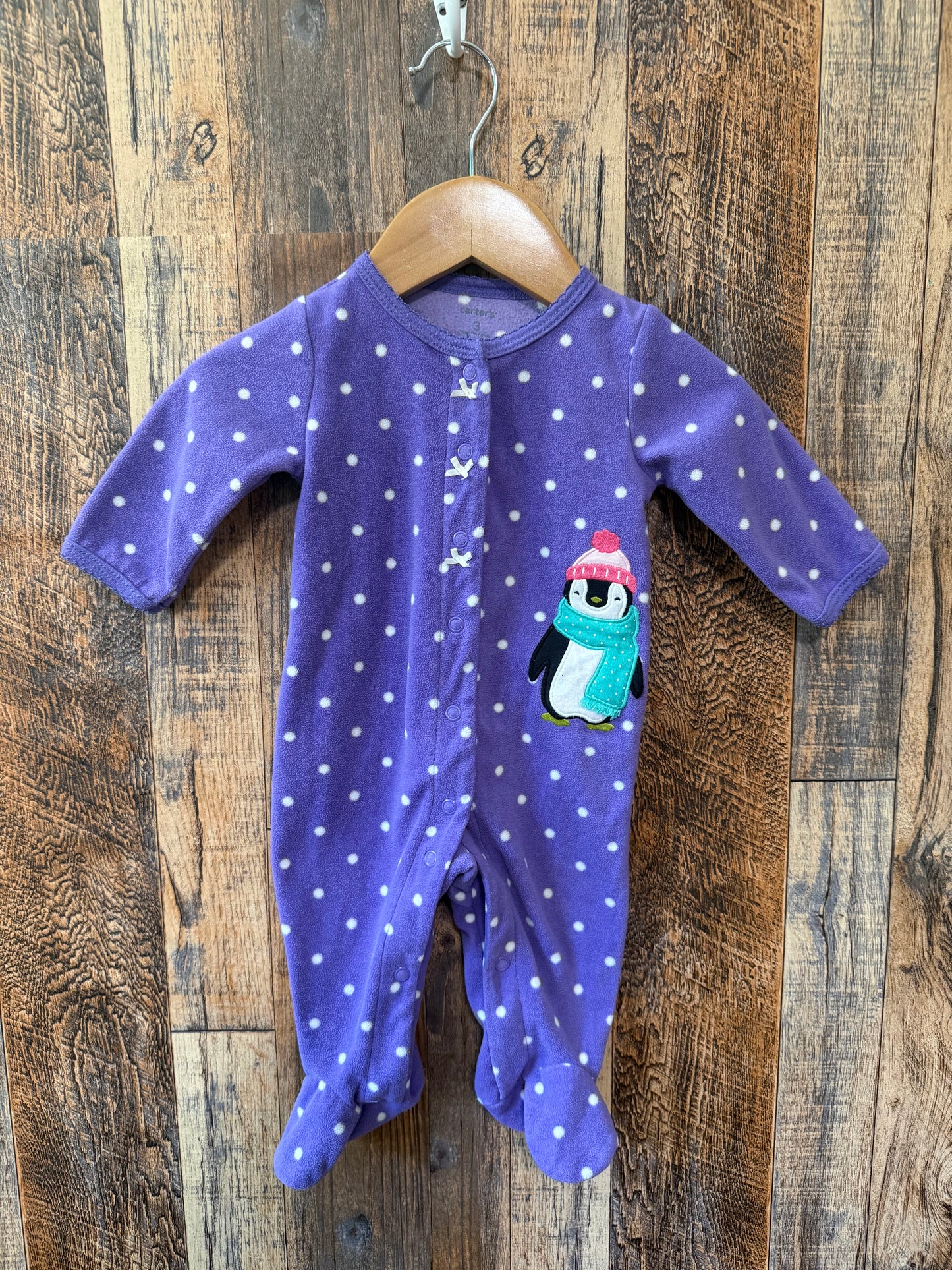 Winter Fleece sleeper, size 3m