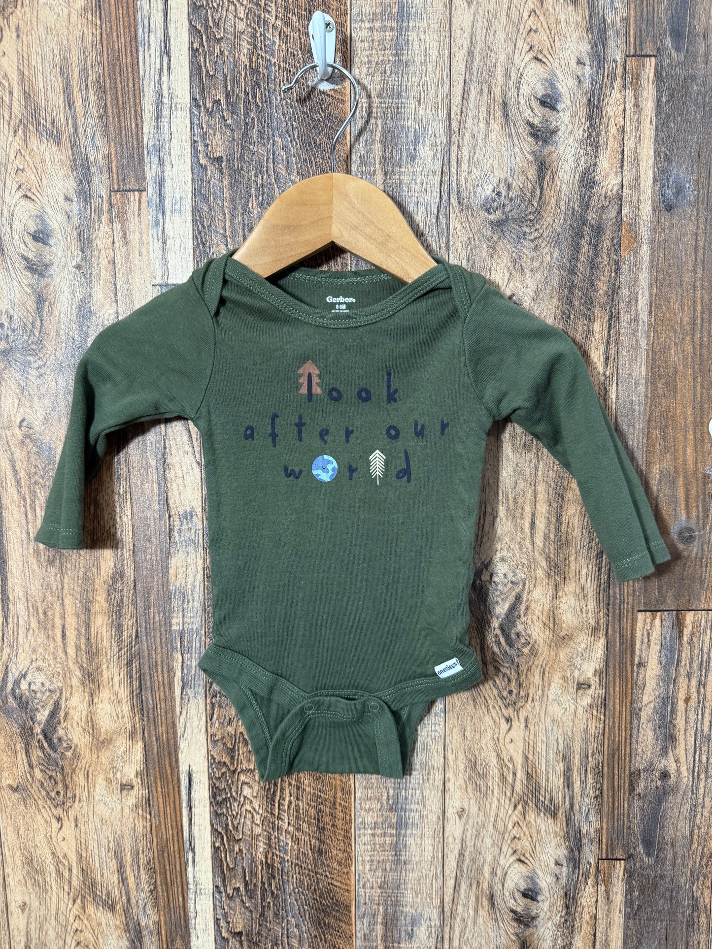 LS onesie, size 0-3m