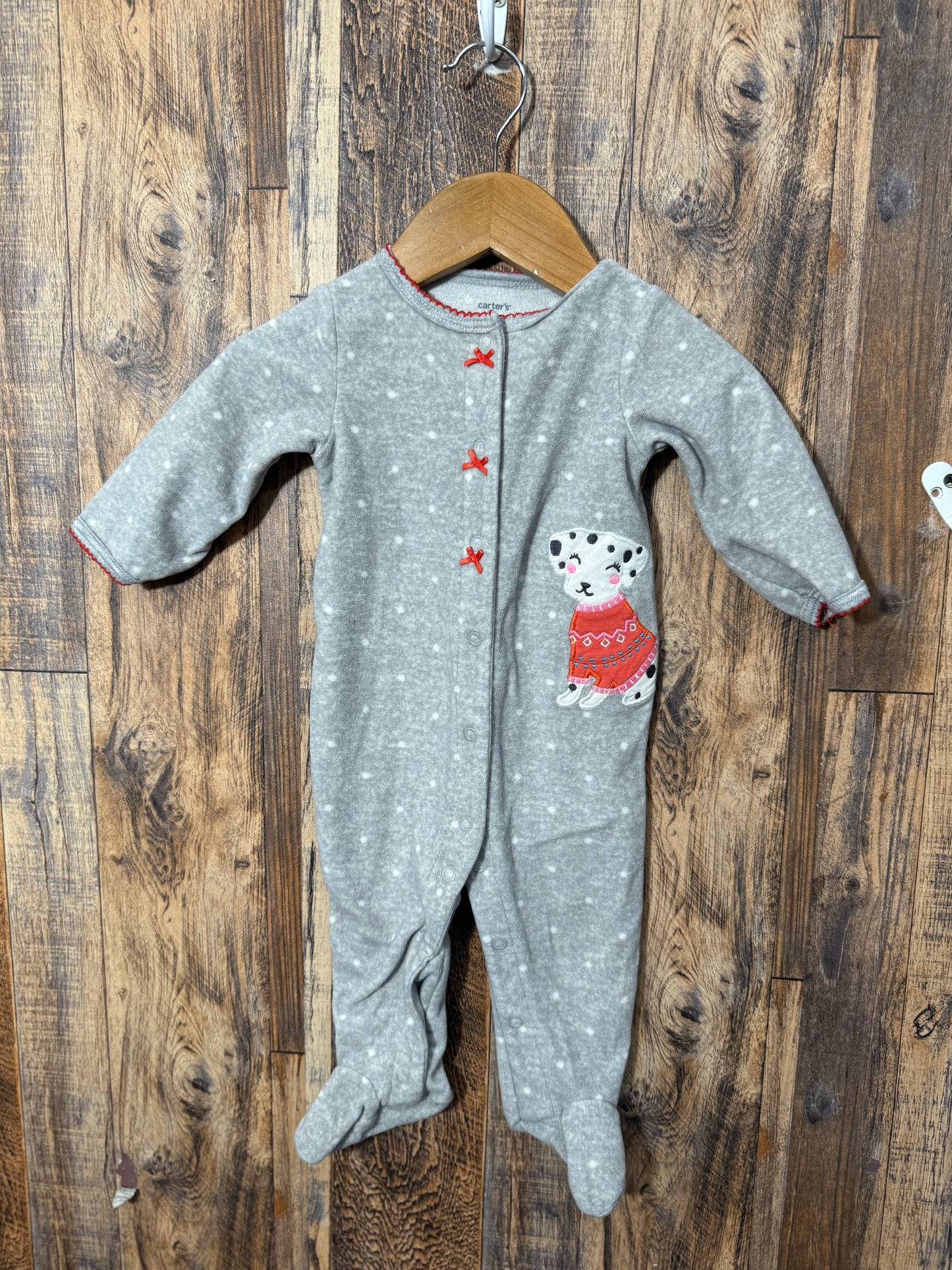 Fleece sleeper, size 6m
