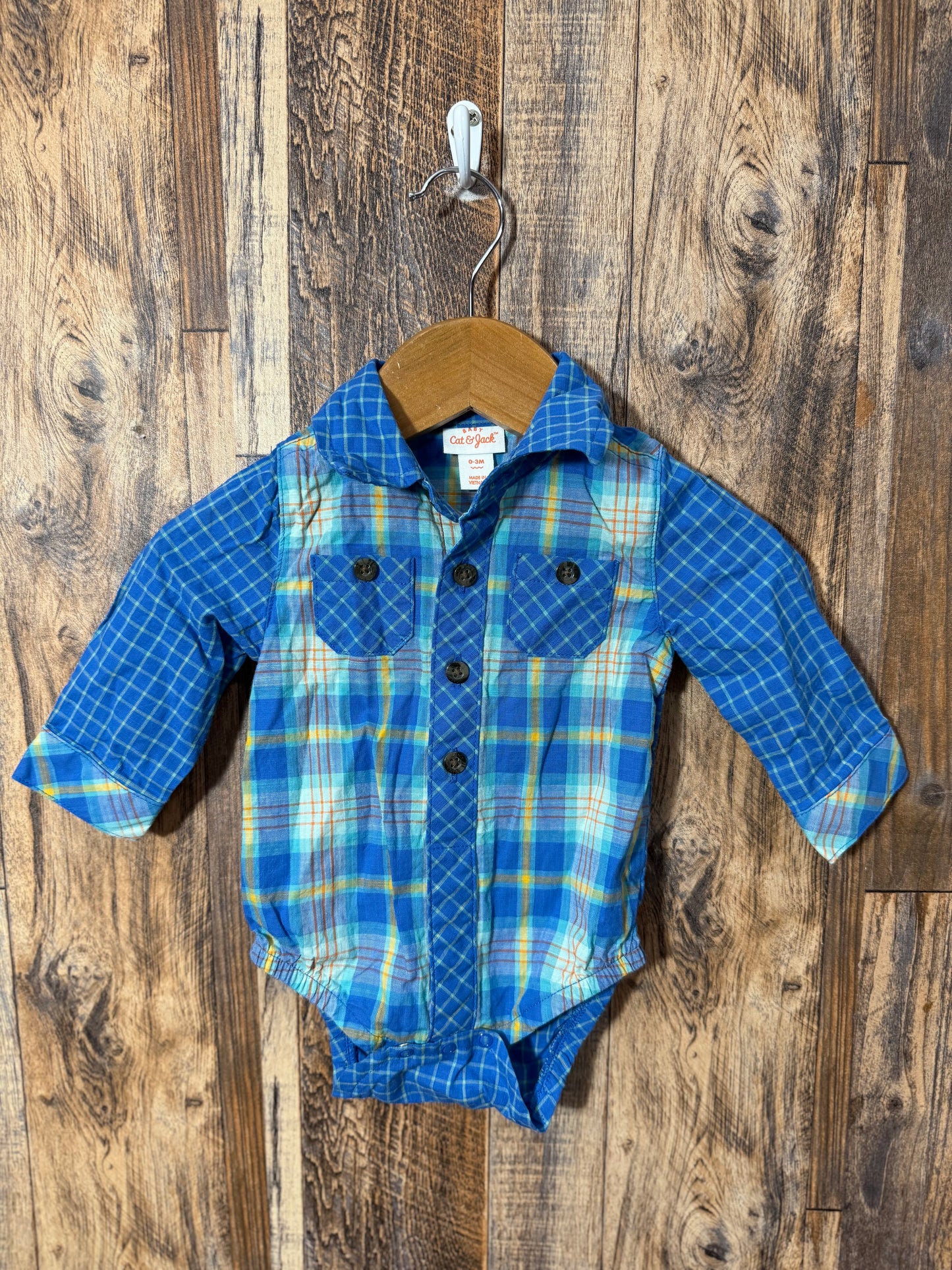 LS button up, size 0-3m