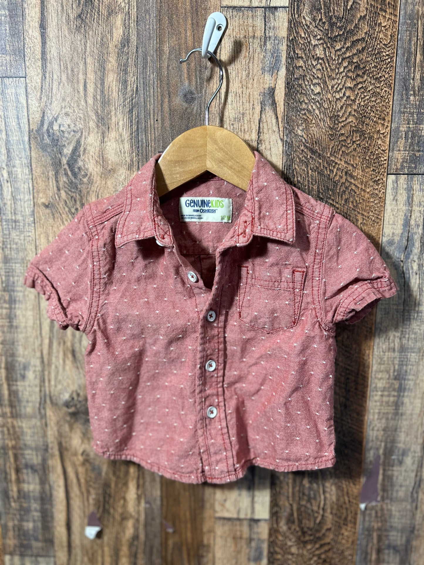 Button up, size 12m