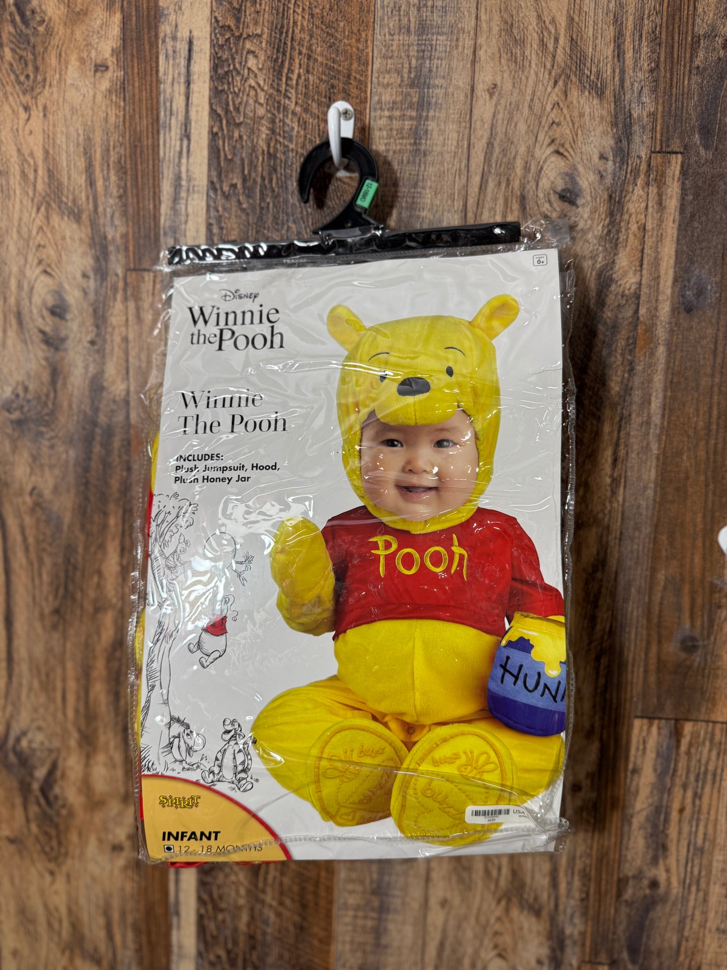 Winnie the Pooh Halloween costume, size 12-18m