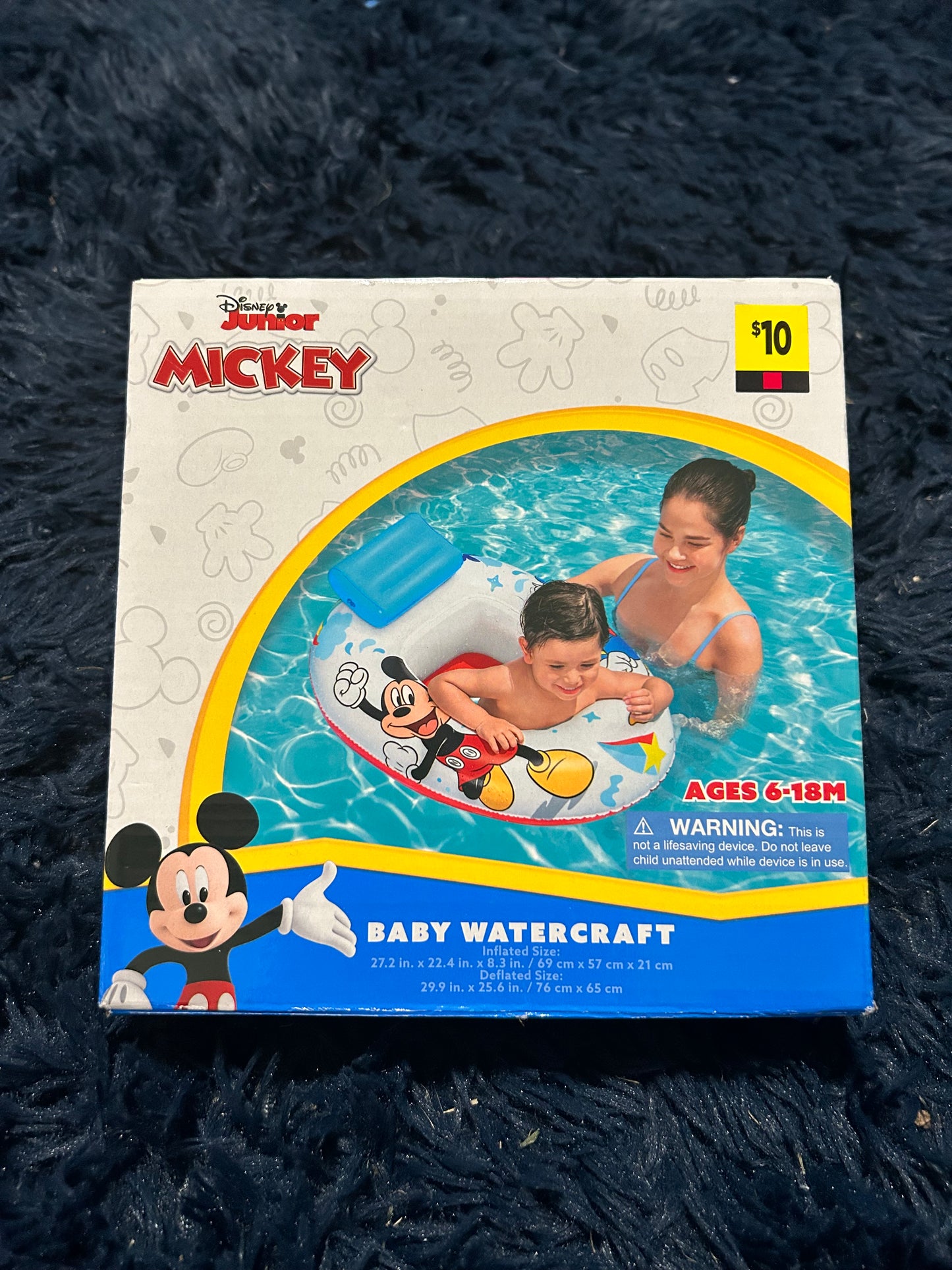 Mickey baby float ages 6-18m