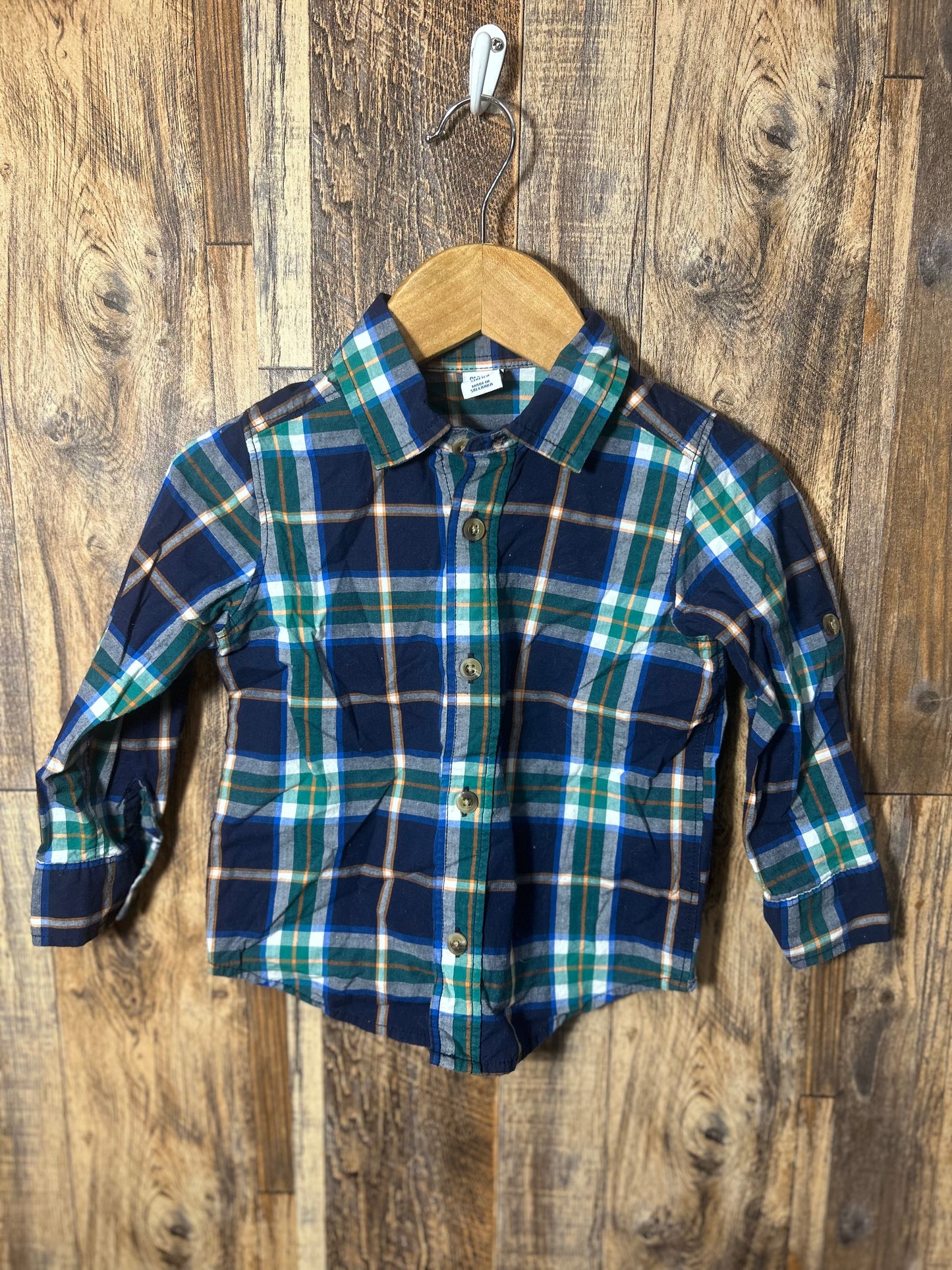LS button up, size 2t