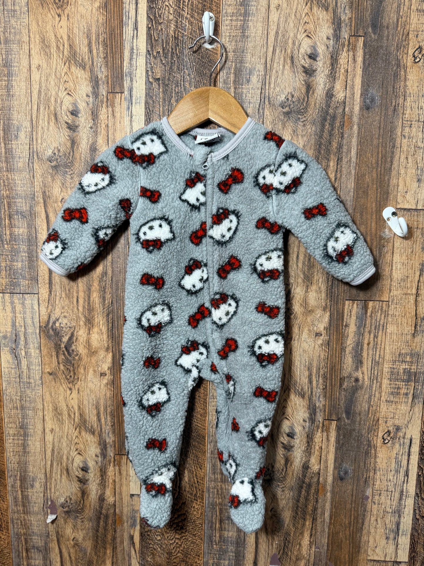 Fleece sleeper, size 6m