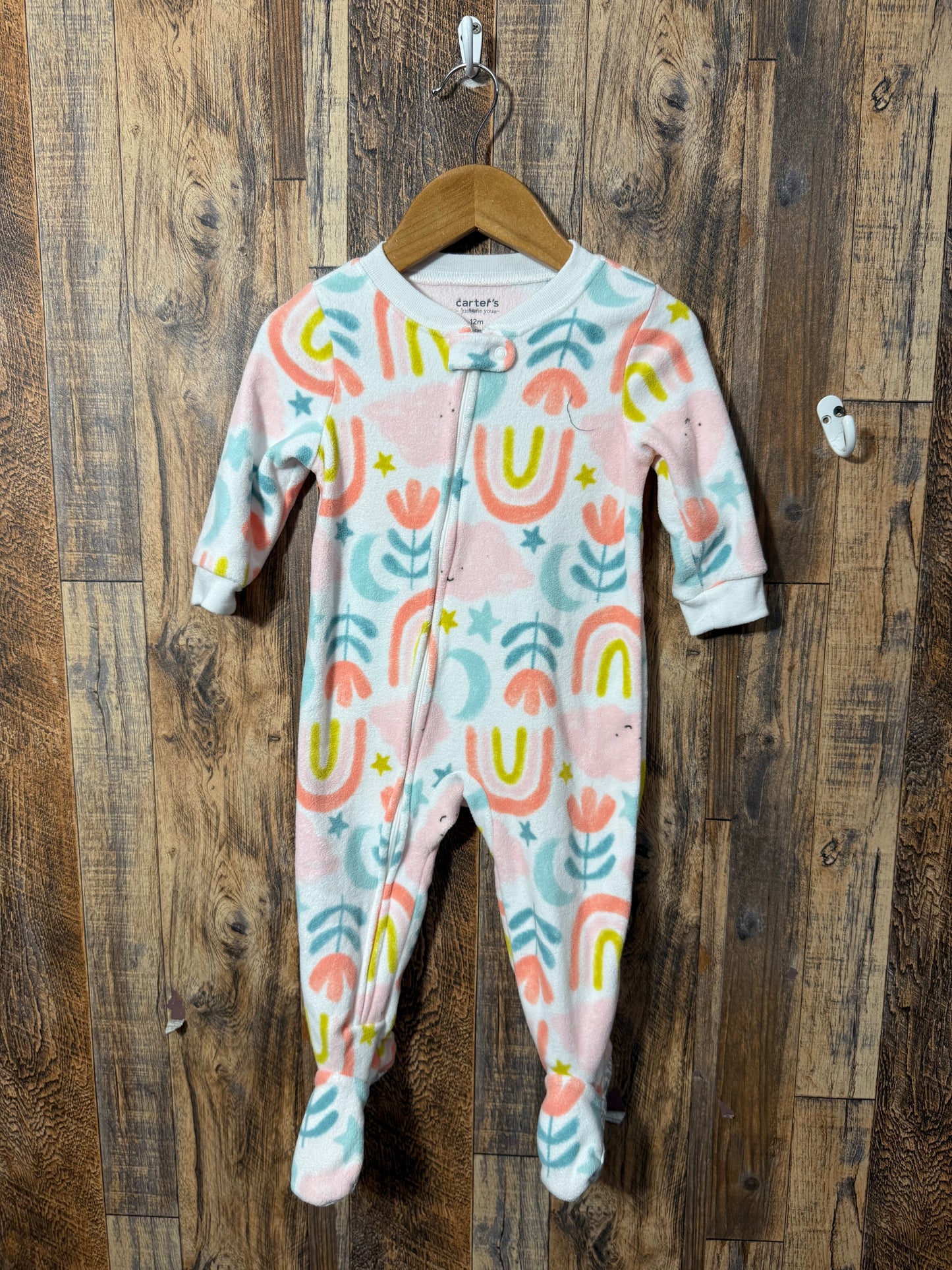 Fleece pajamas, size 12m