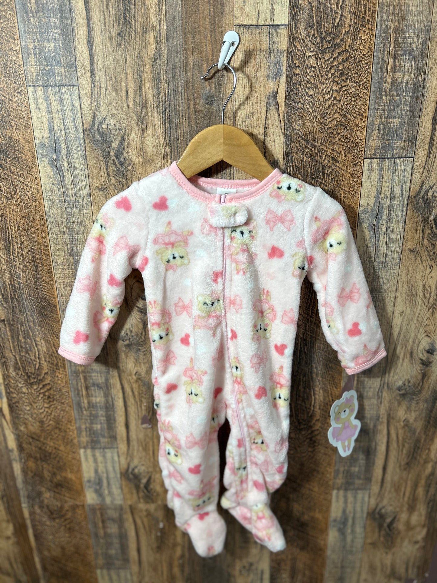 Fleece sleeper nwt, size 6-9m