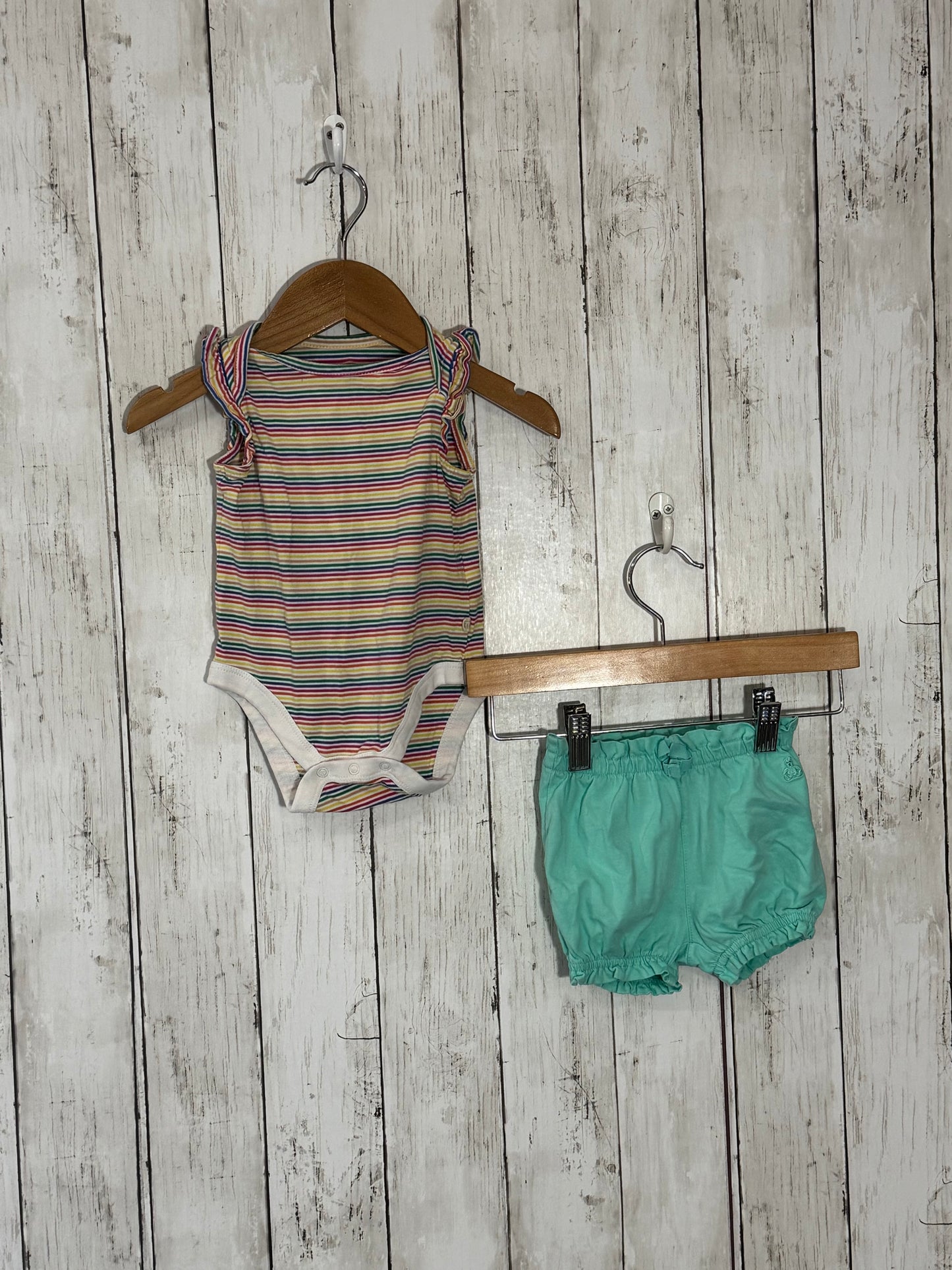 2pc set, size 3-6m