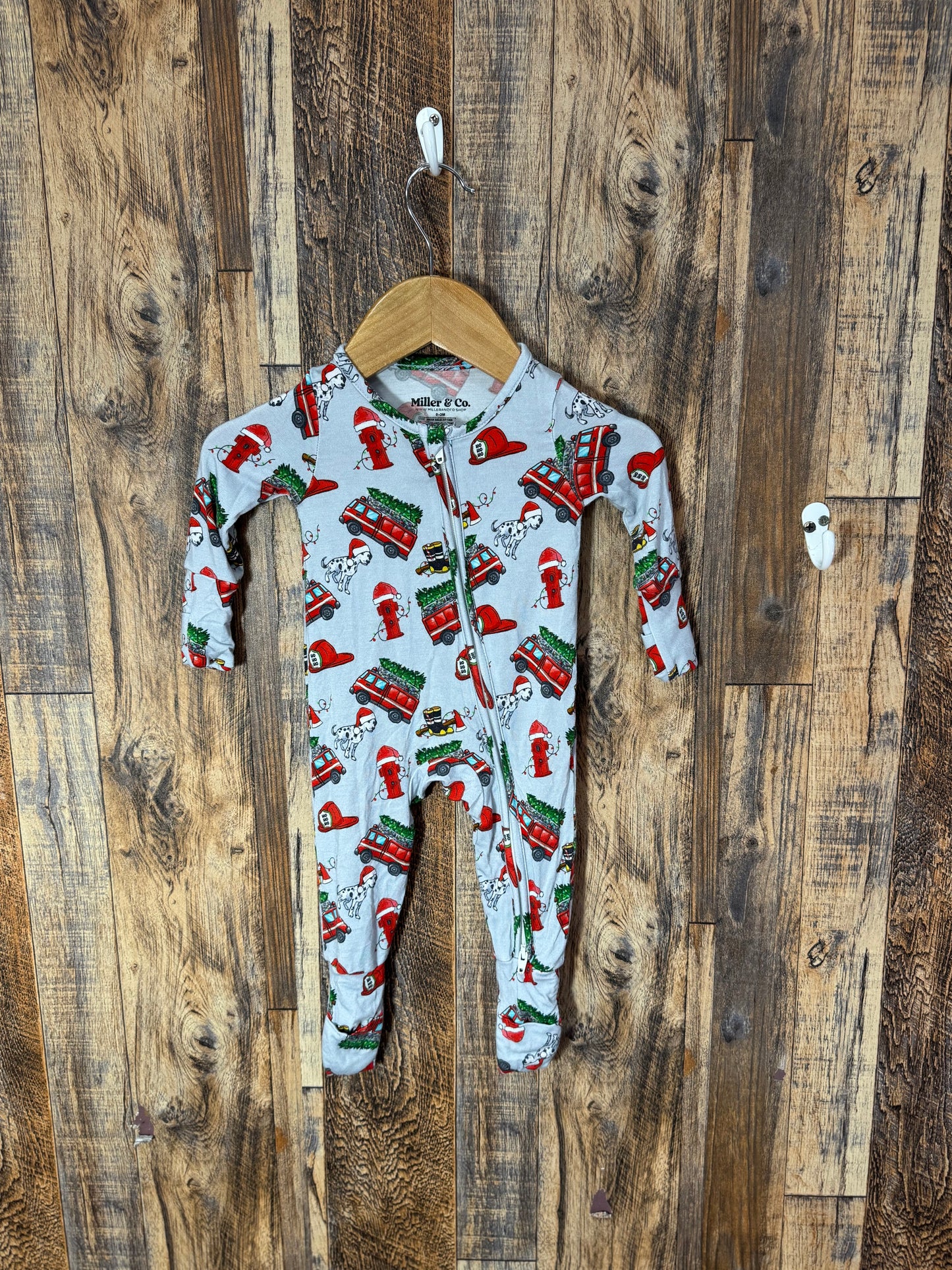 Holiday bamboo romper, size 0-3m