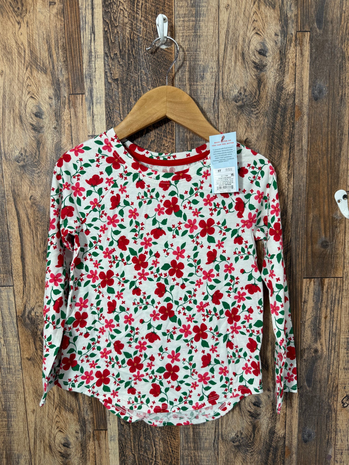 LS shirt NWT, size 5t