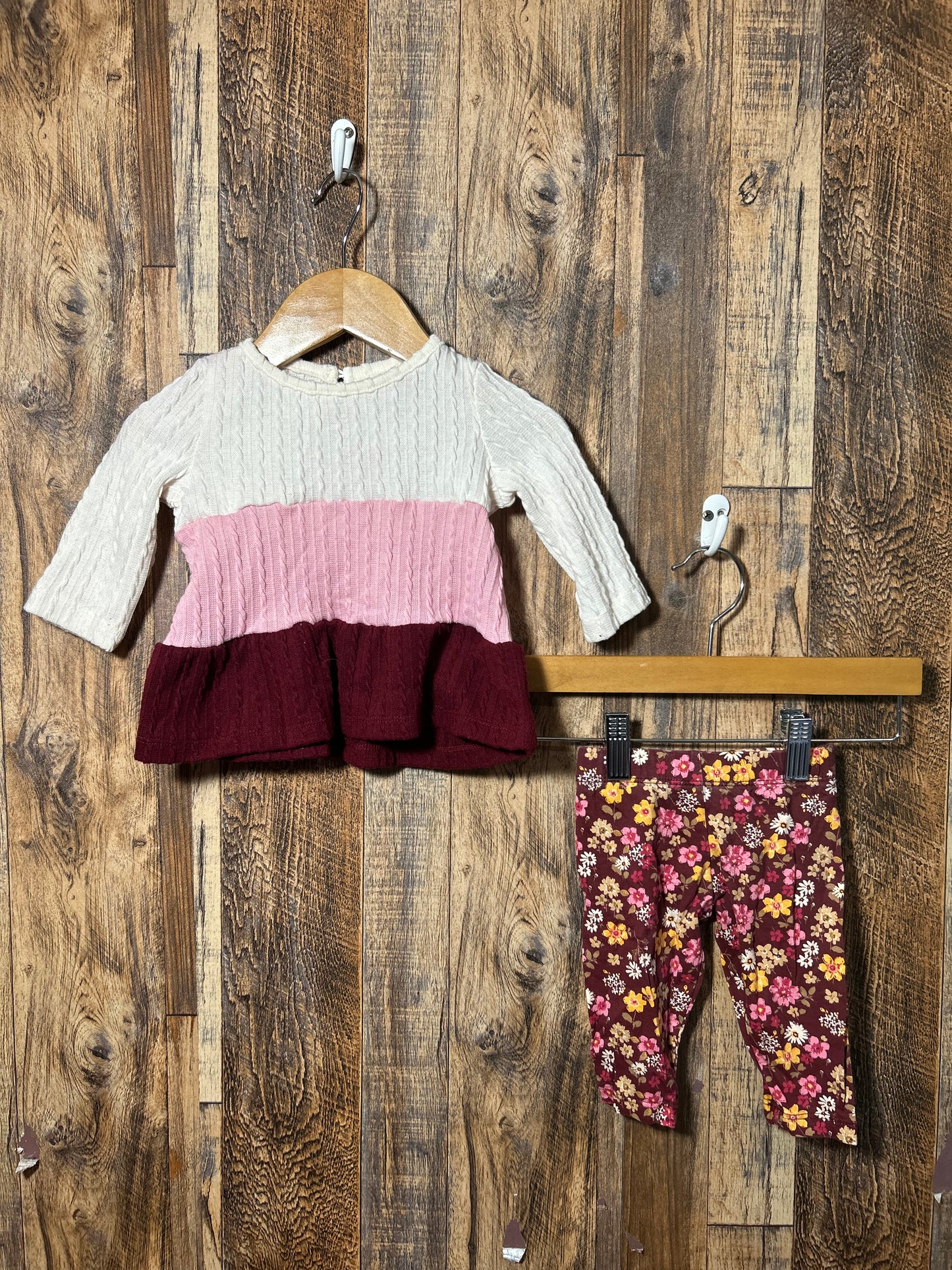 2pc set, size 3-6m