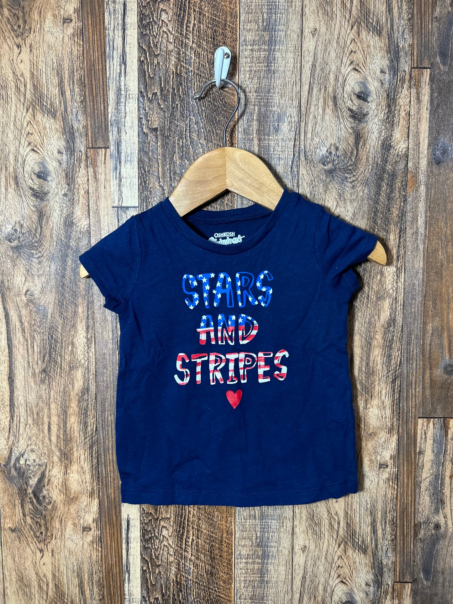 Patriotic shirt, size 12m