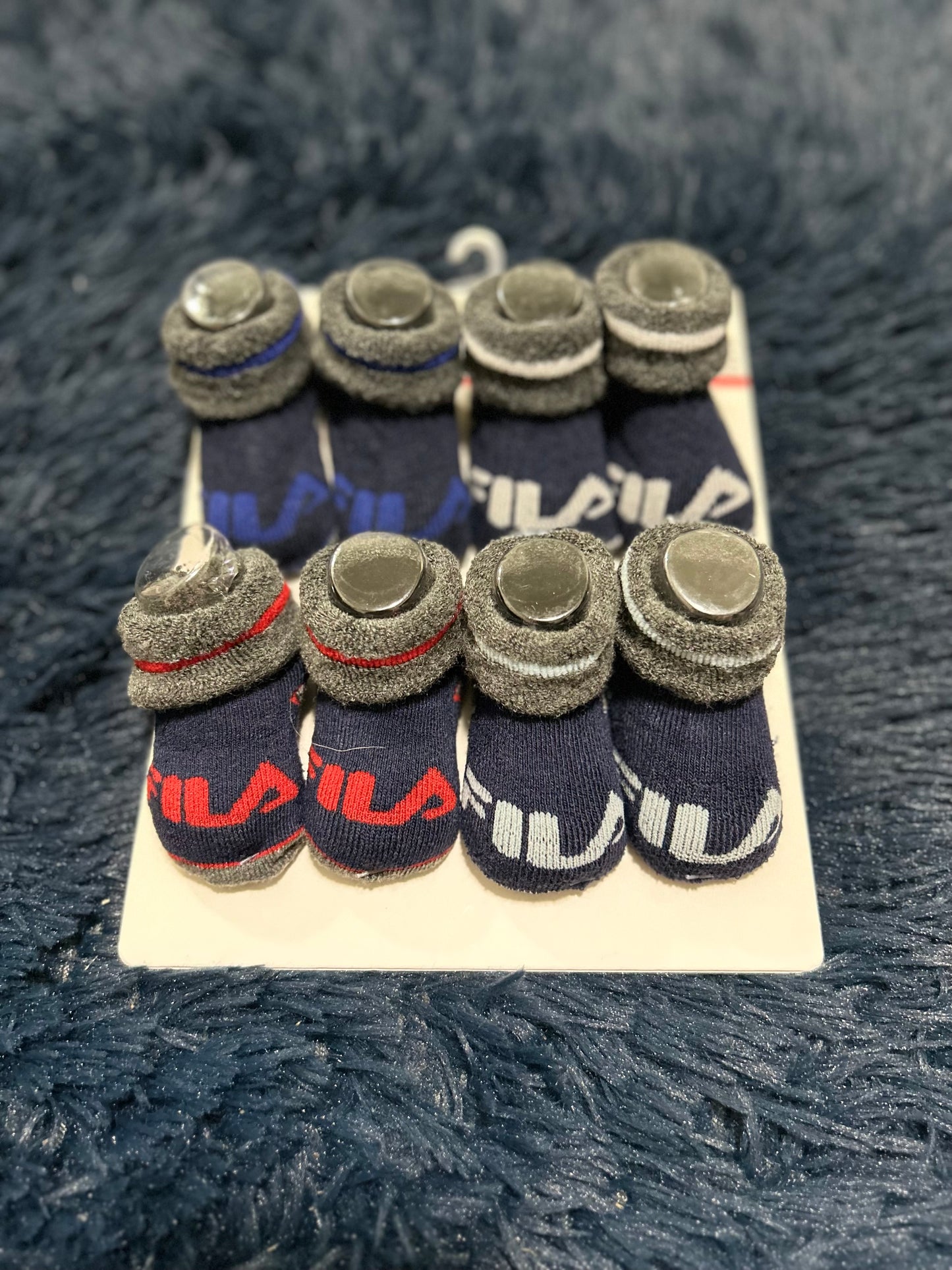 4pk booties, size 18-24m