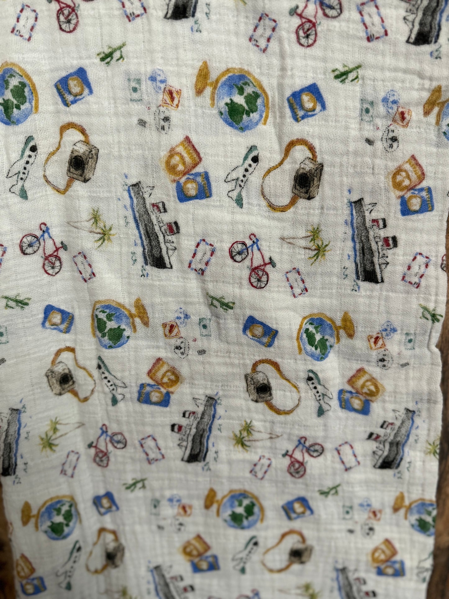Tourist muslin blanket