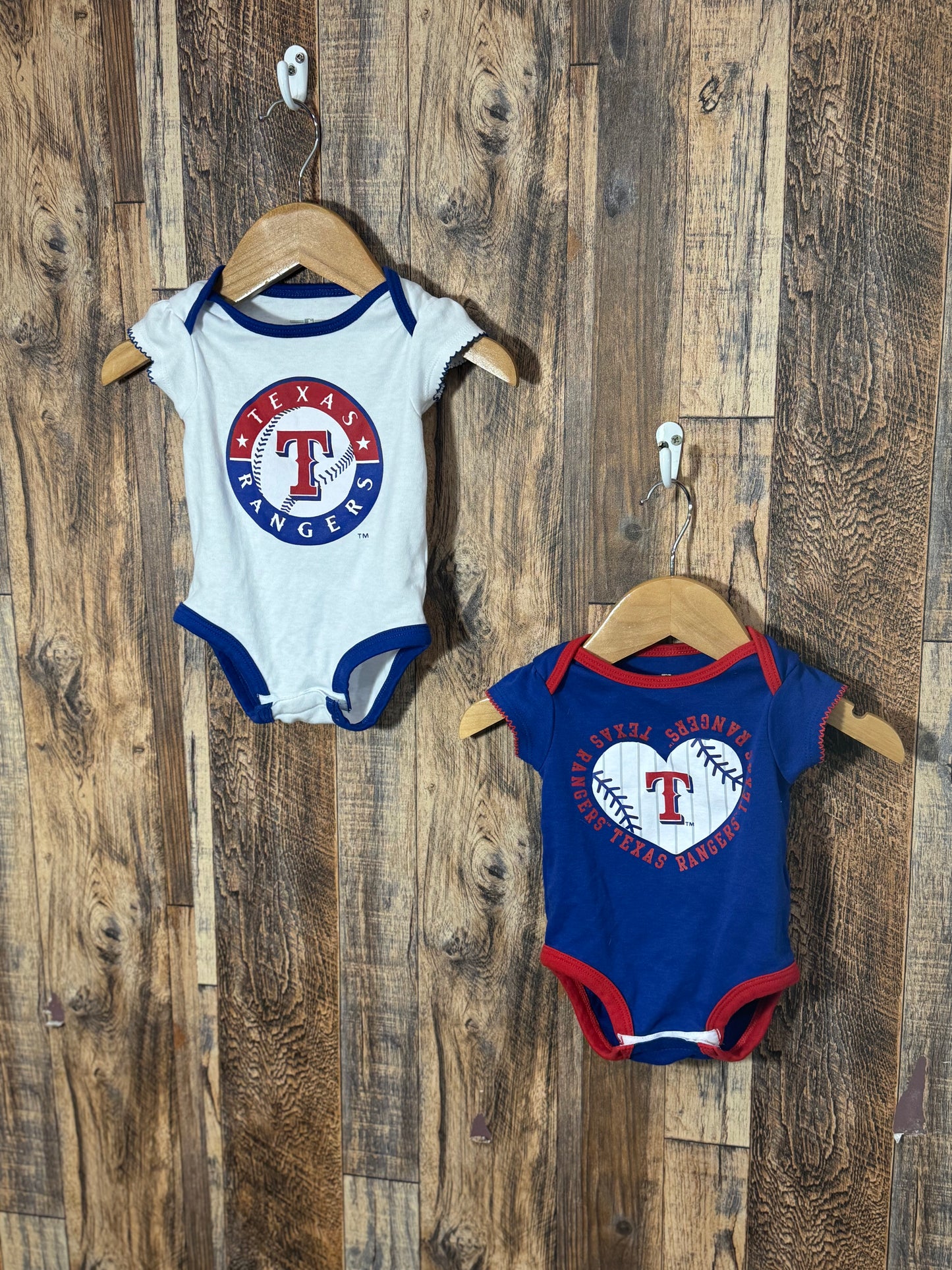 2pc Rangers onesie set, size 0-3m