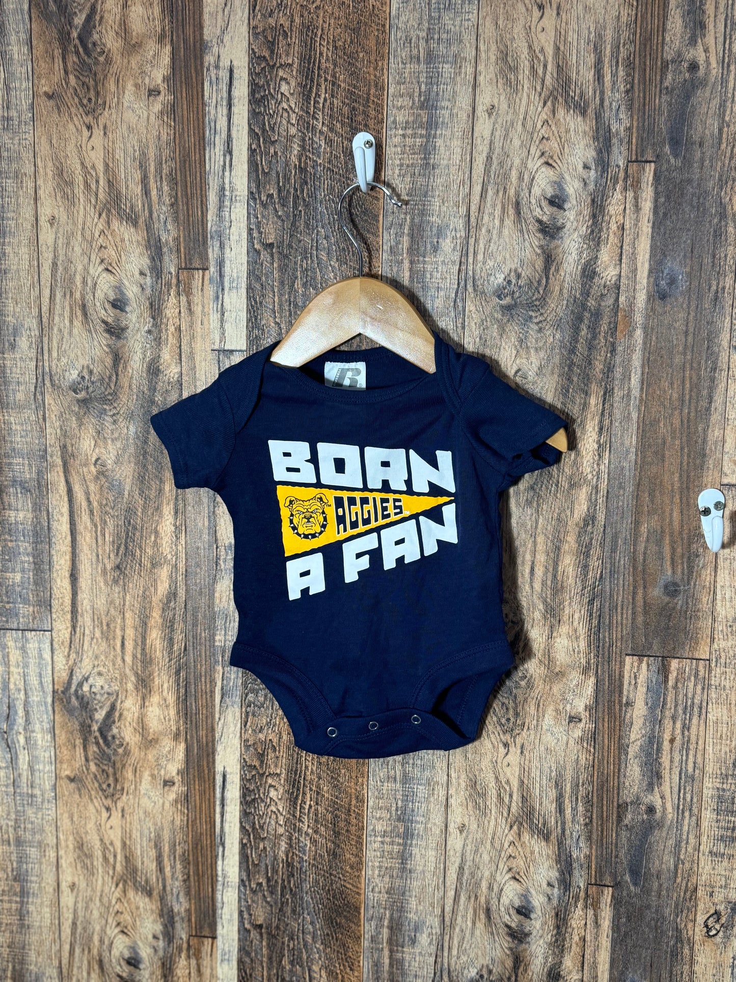 Aggies onesie, size 0-3m