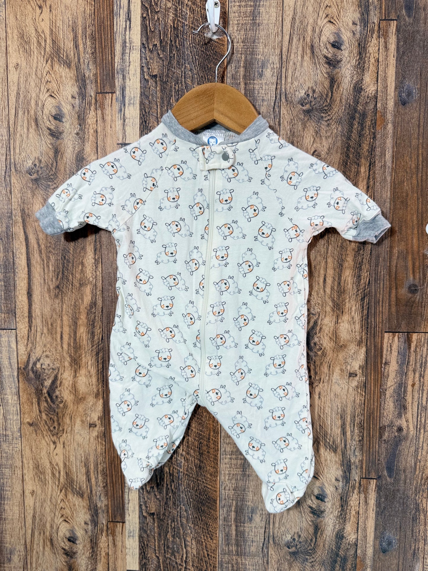 Organic cotton sleeper, size NB