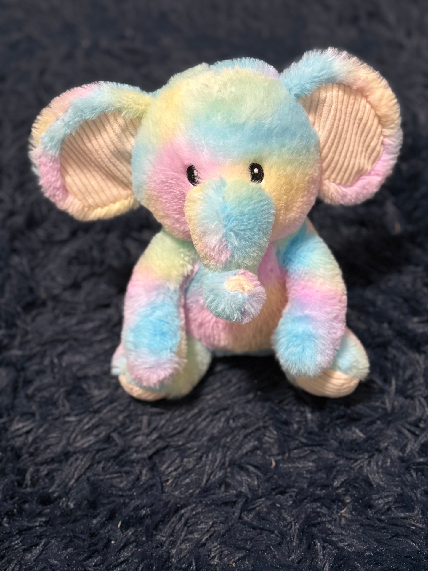 Elephant rattle stuffed animal