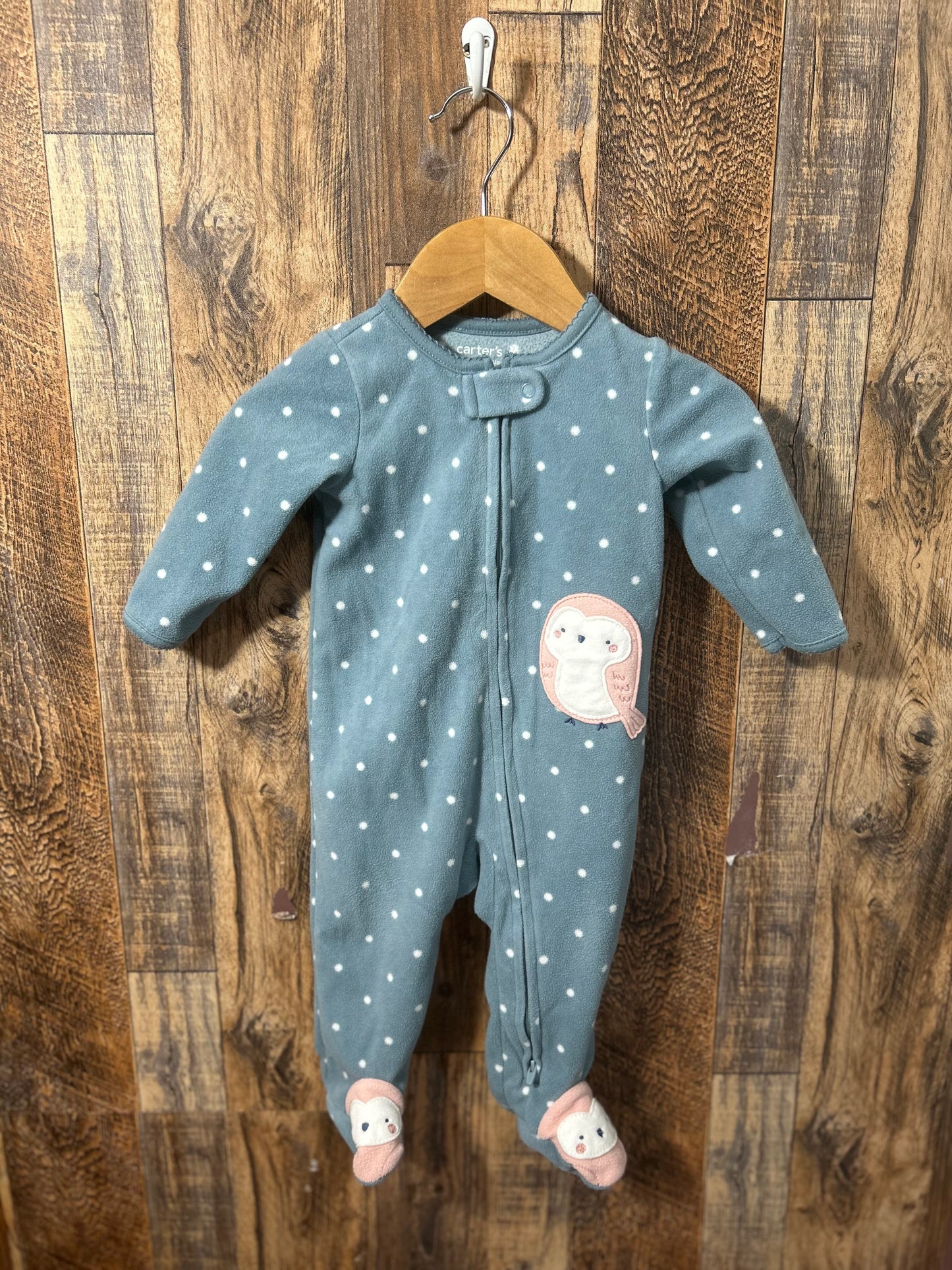 Fleece sleeper, size 6m