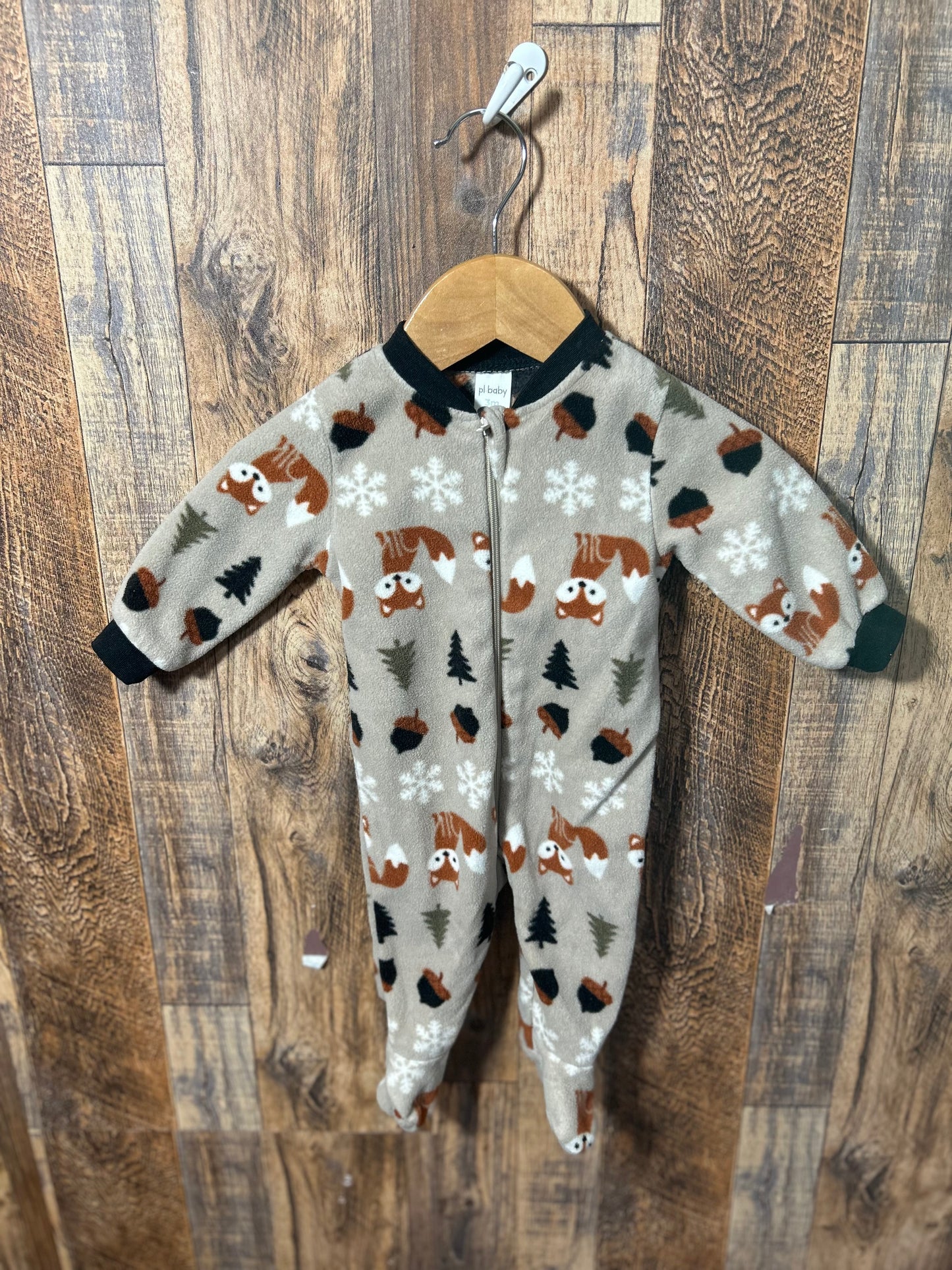 Fleece sleeper, size 3m