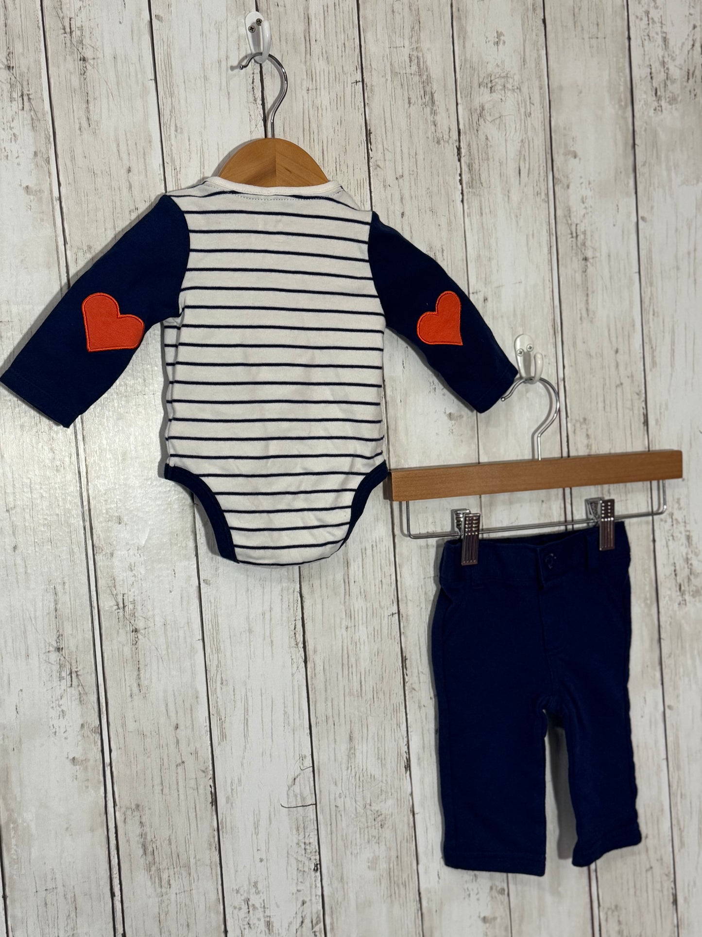 2pc set, size 0-3m