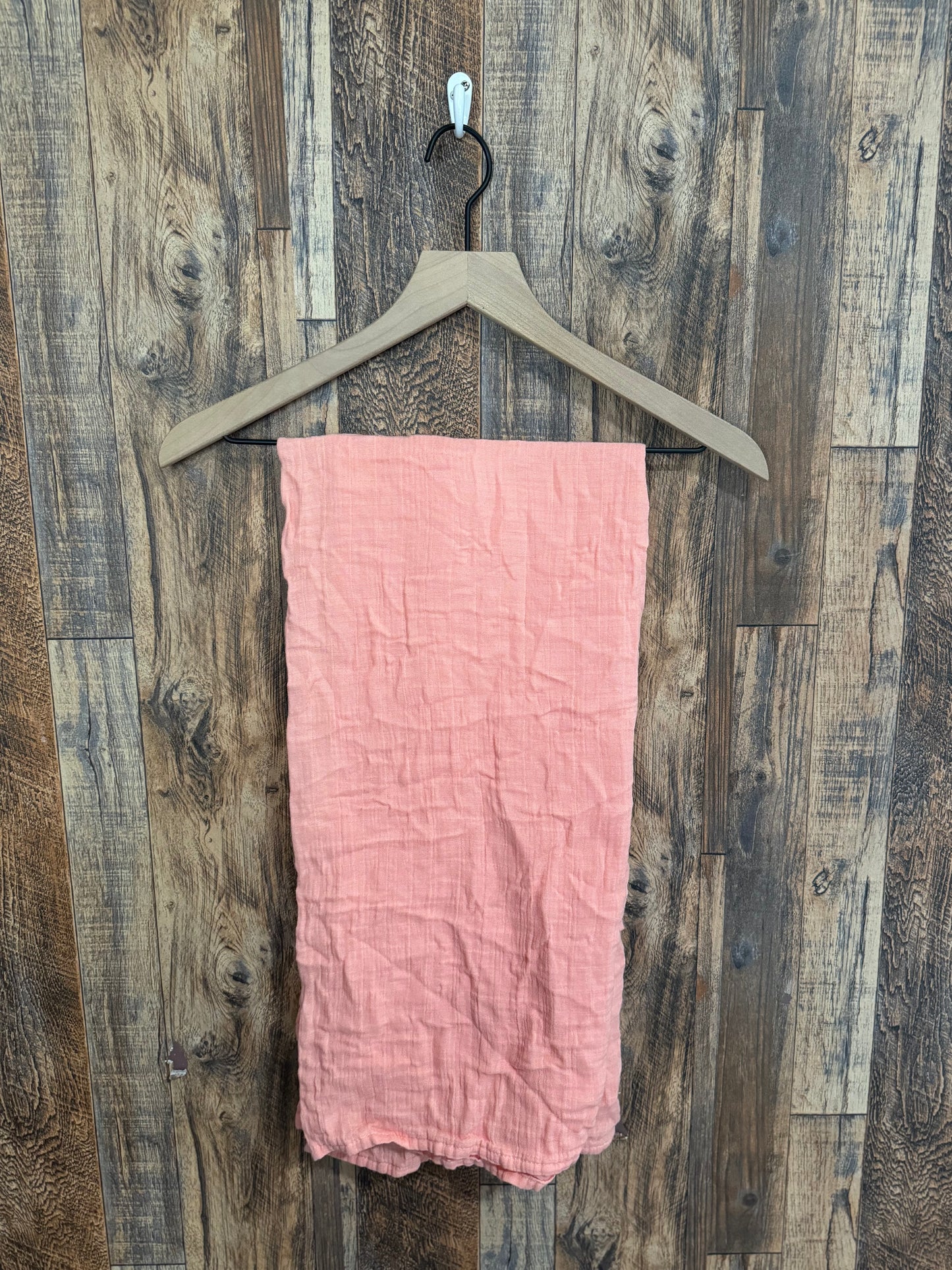 Pink muslin blanket