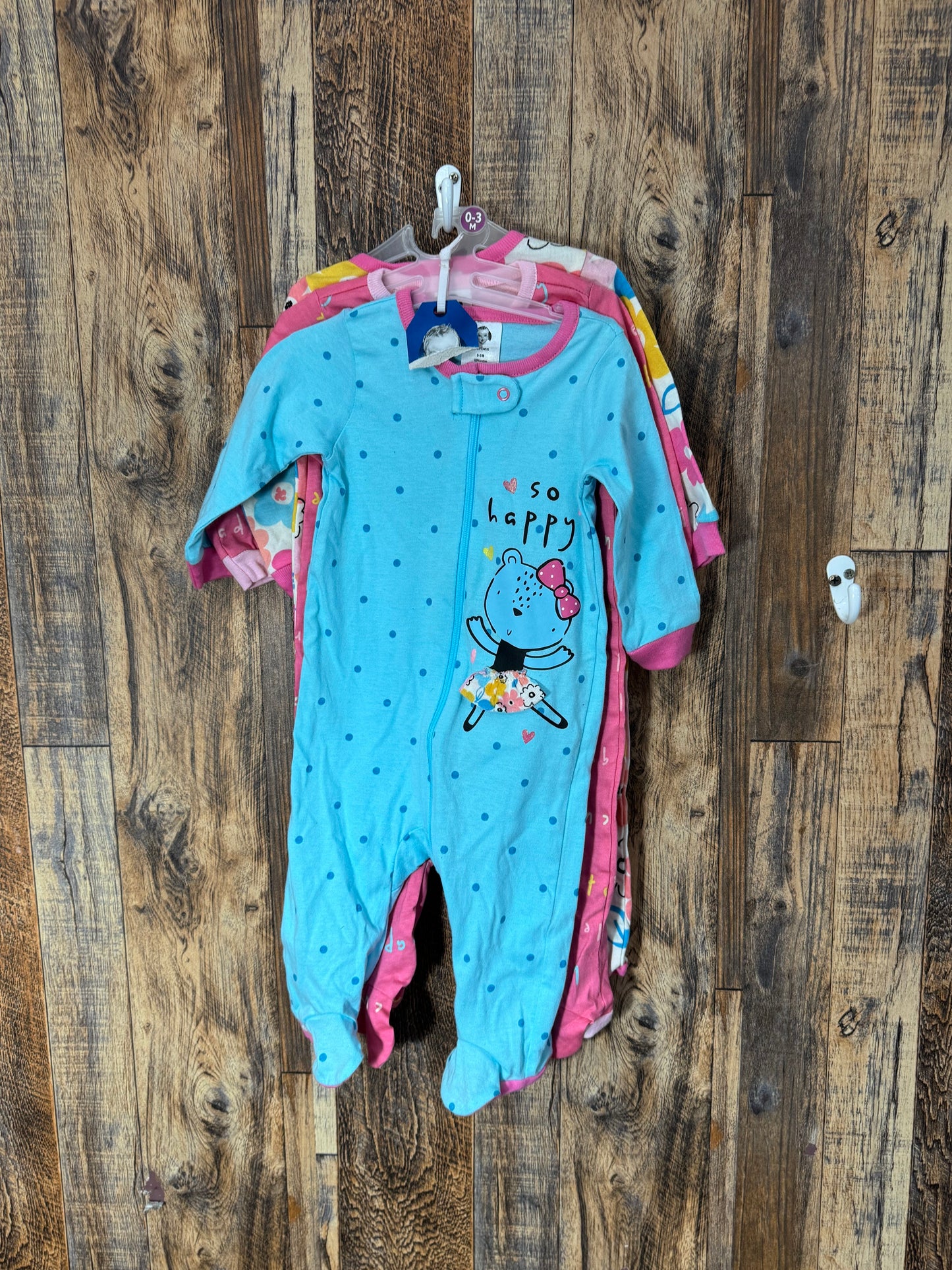 3pk sleeper set NWT, size 0-3m