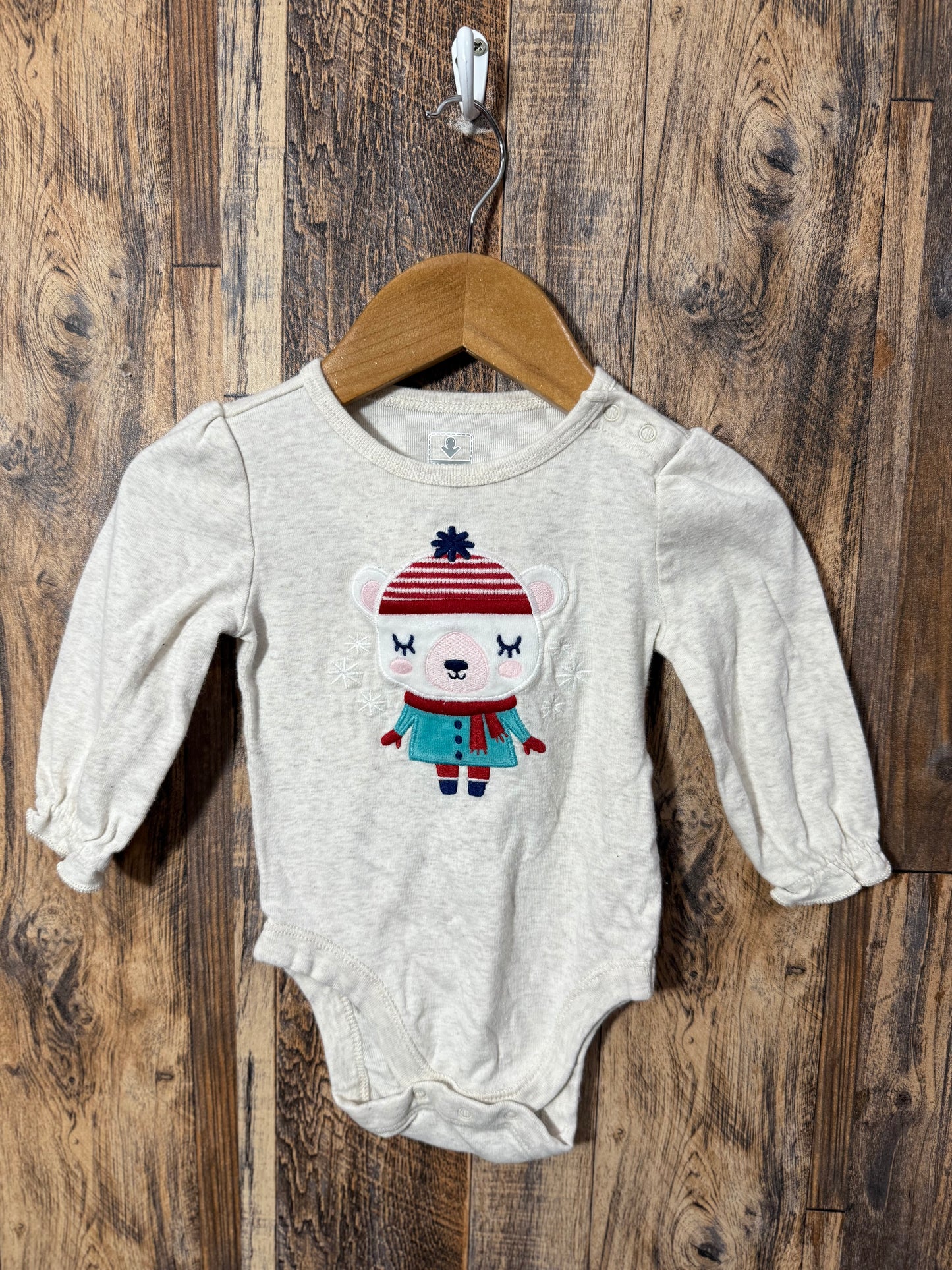 LS shirt, size 6-12m