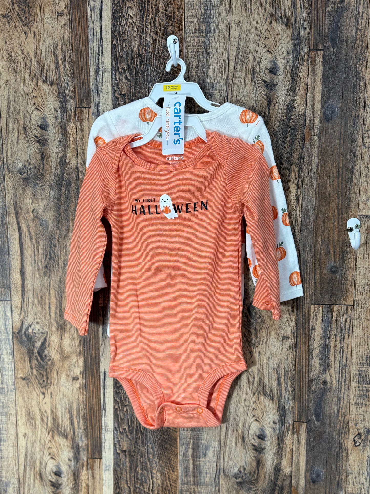 Halloween 2pc LS onesie set NWT, size 12m