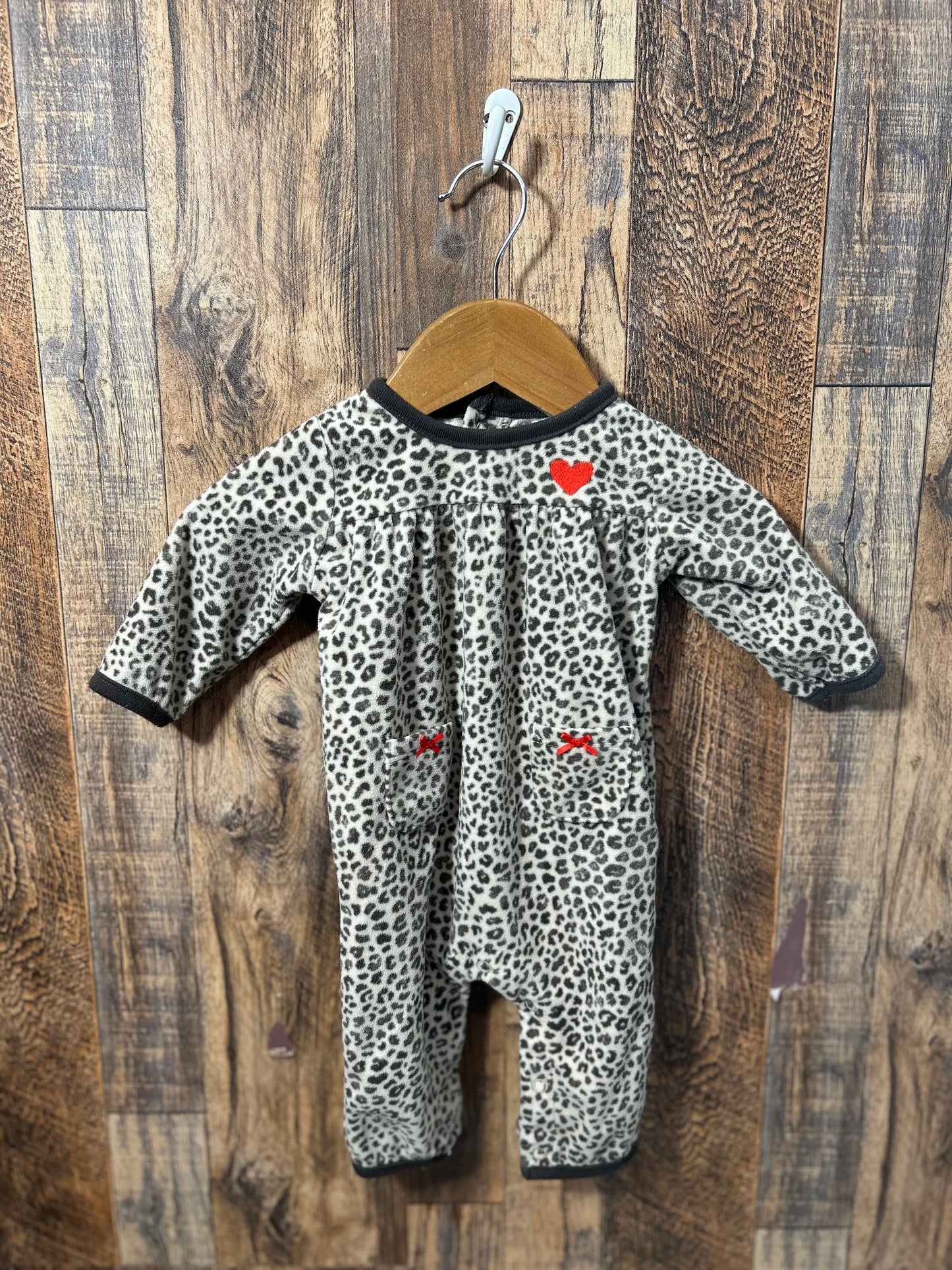 Fleece romper, size 3m