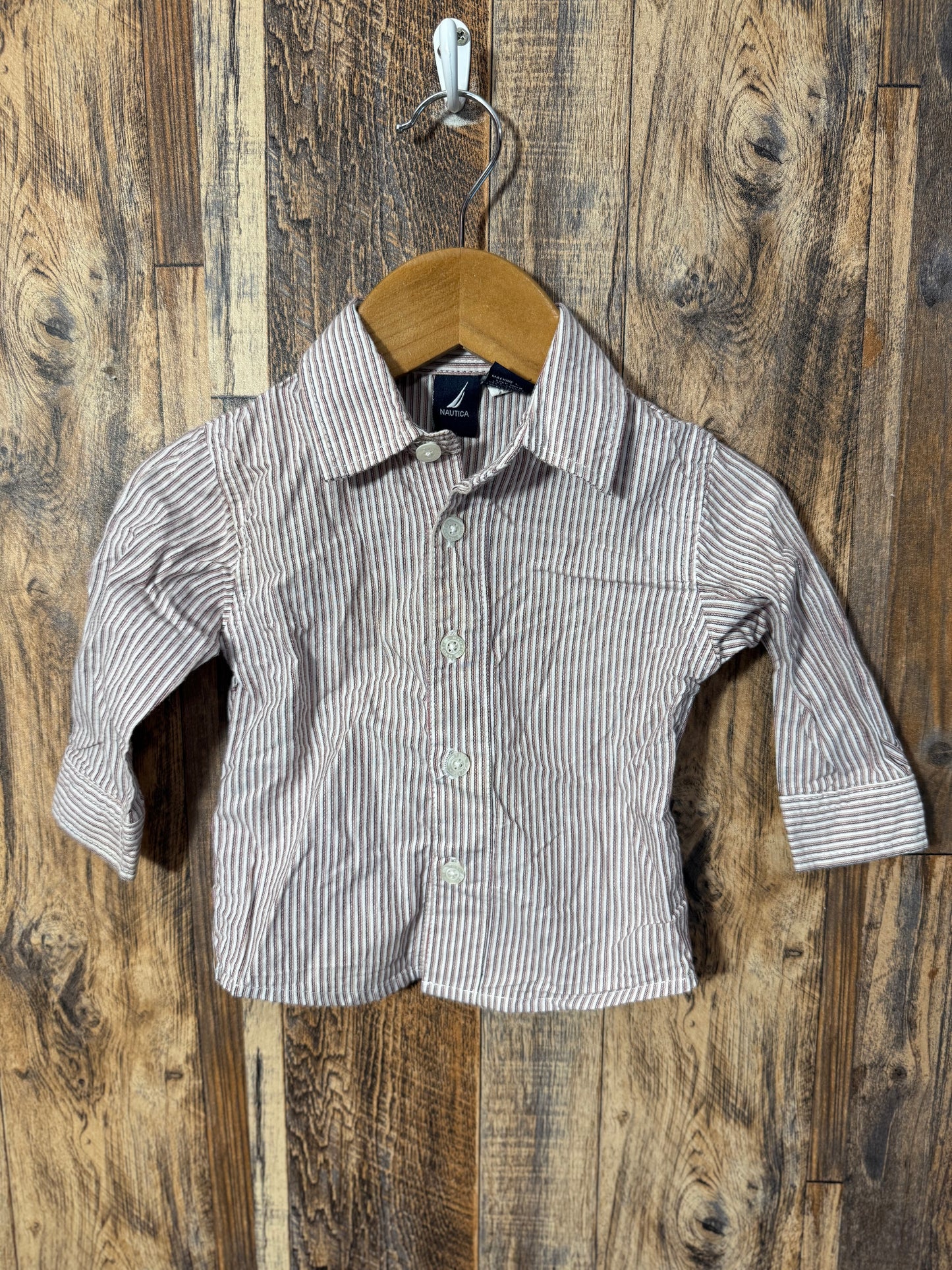 LS button up, size 6-12m