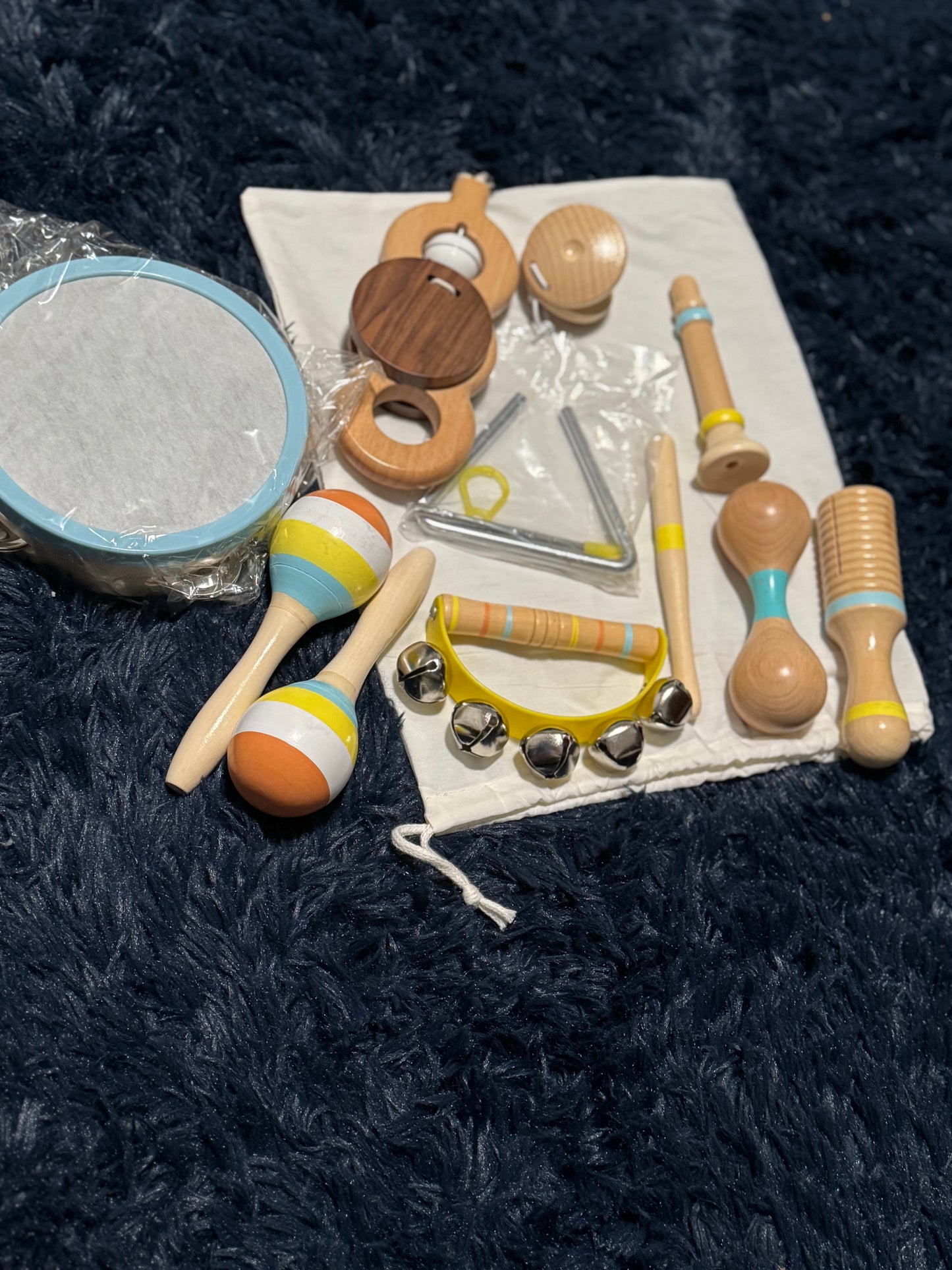 Wooden musical set