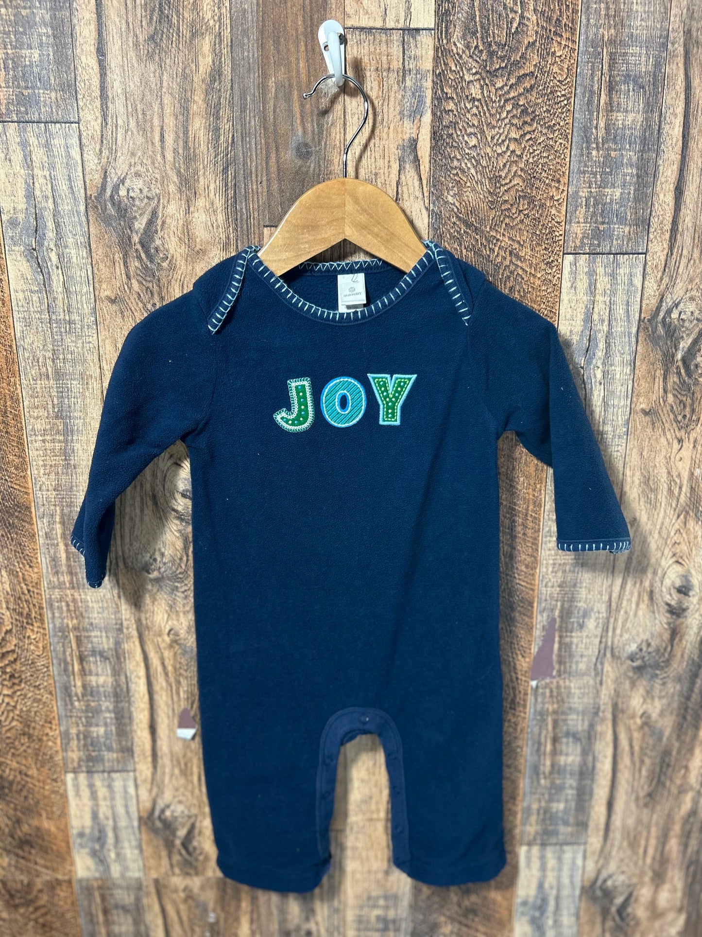 Fleece romper, size 6-12m