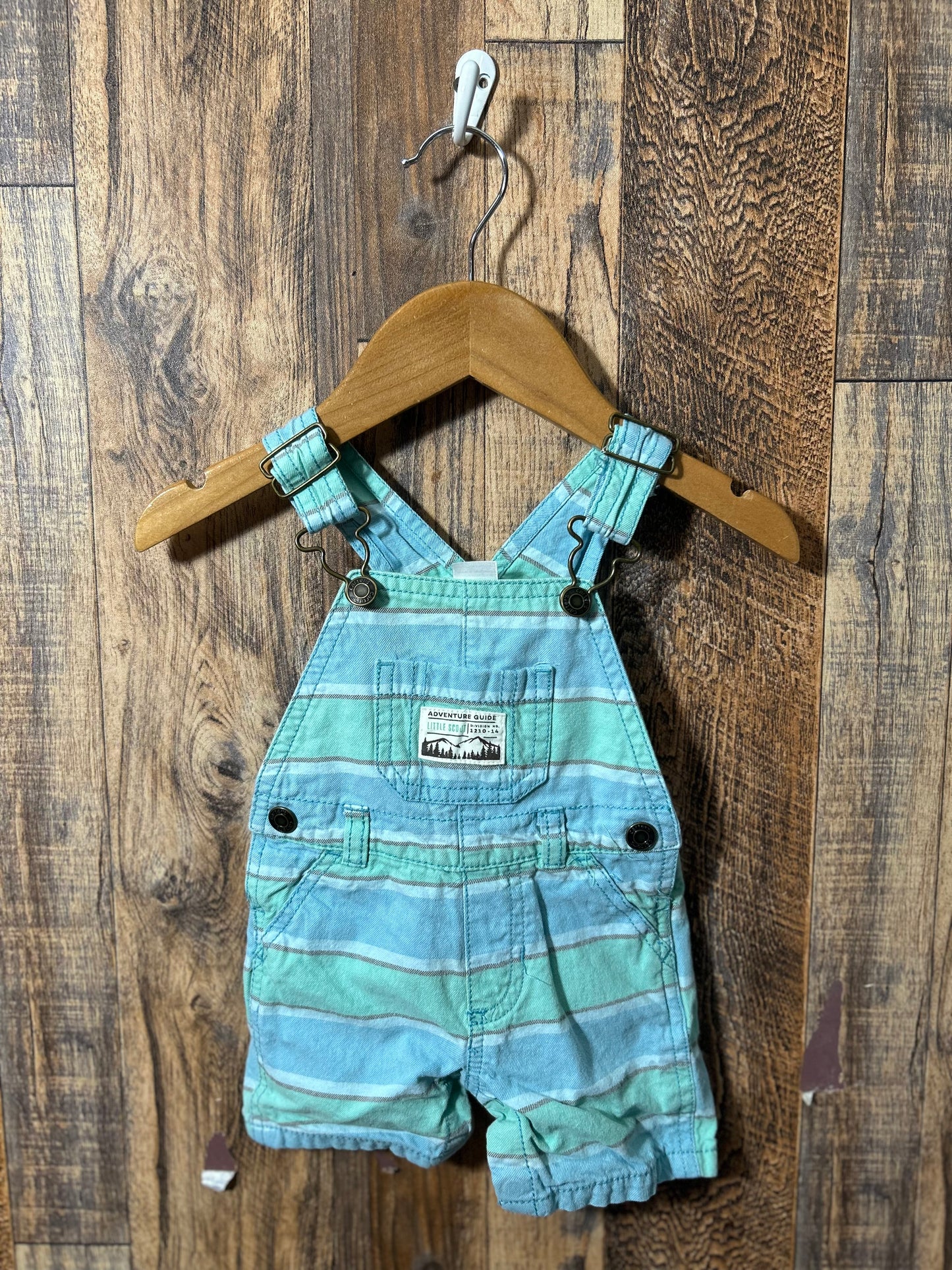 Short overalls, size 3m