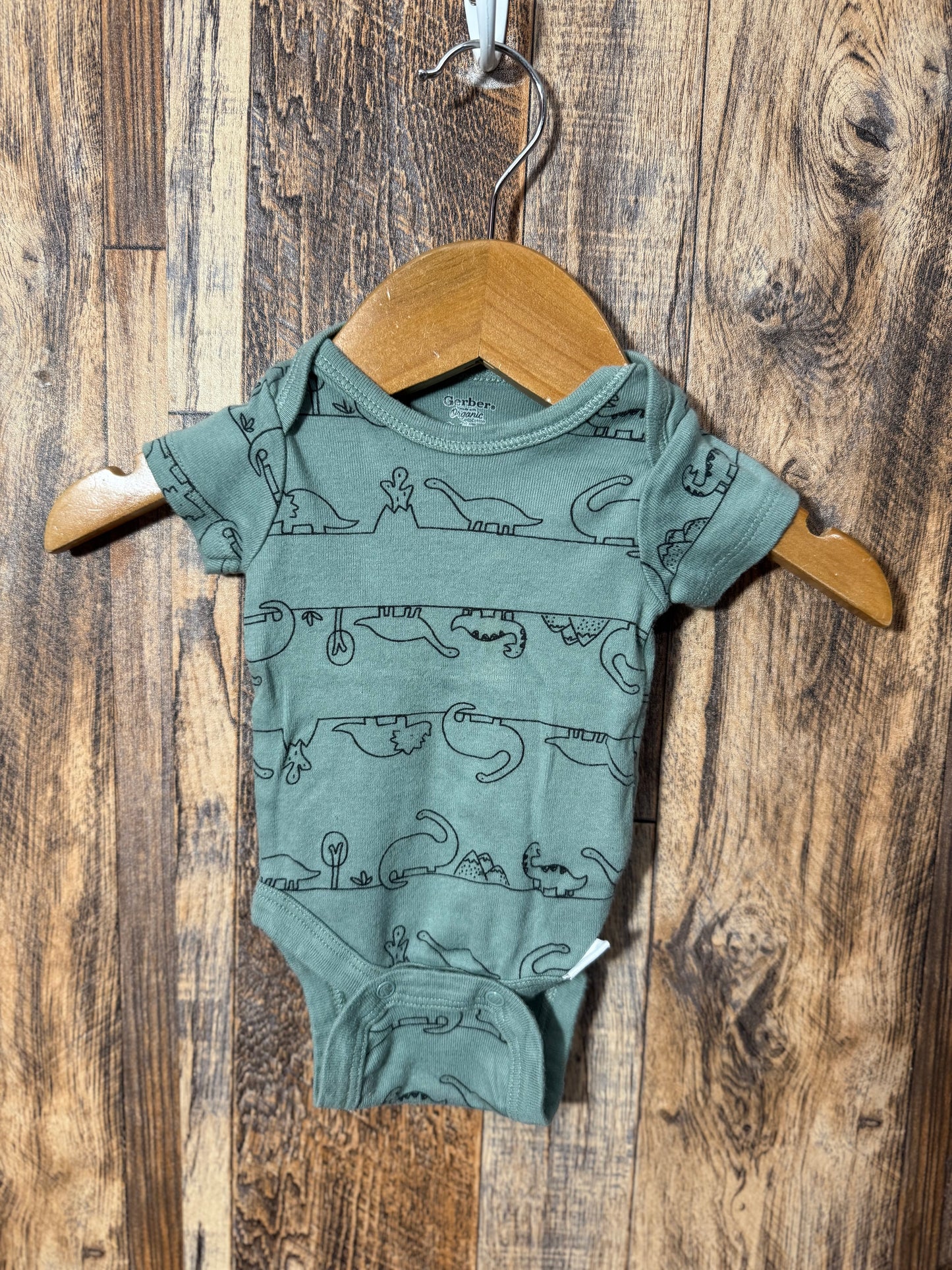 Organic cotton onesie, size NB