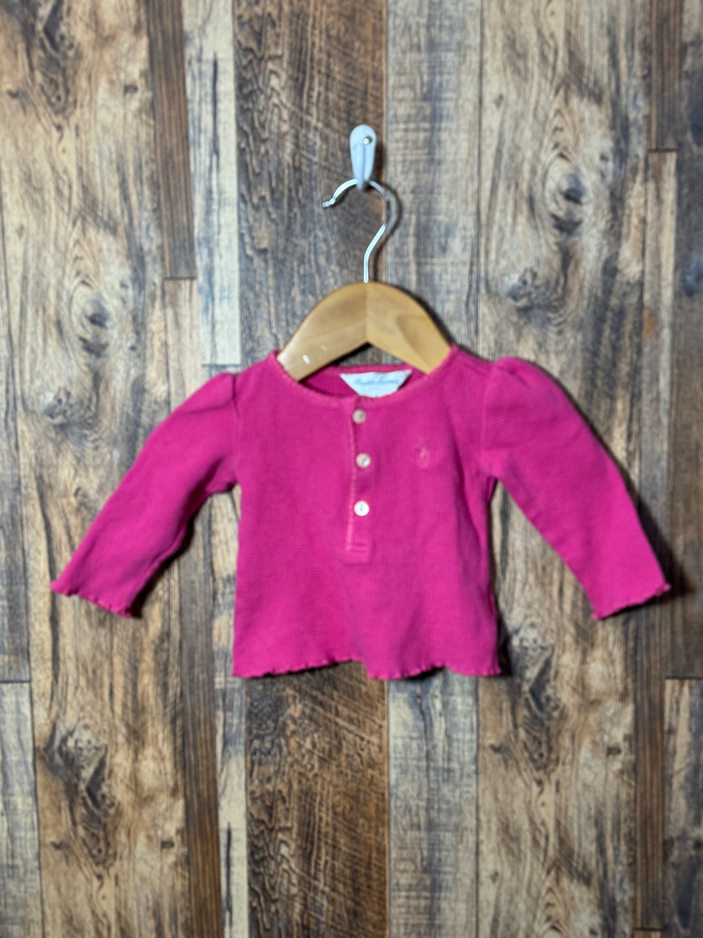 LS shirt, size 3m