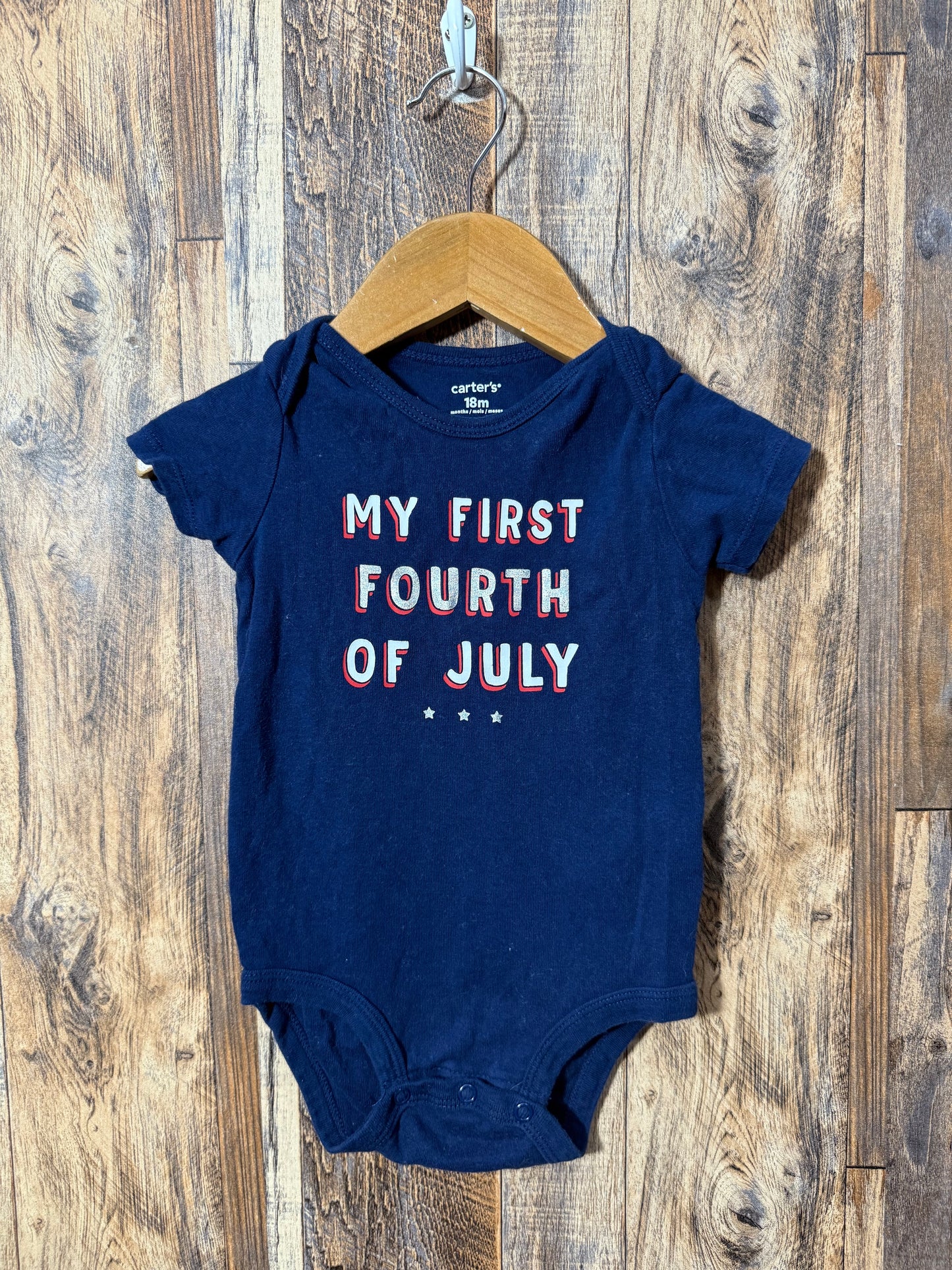 Patriotic onesie, size 18m