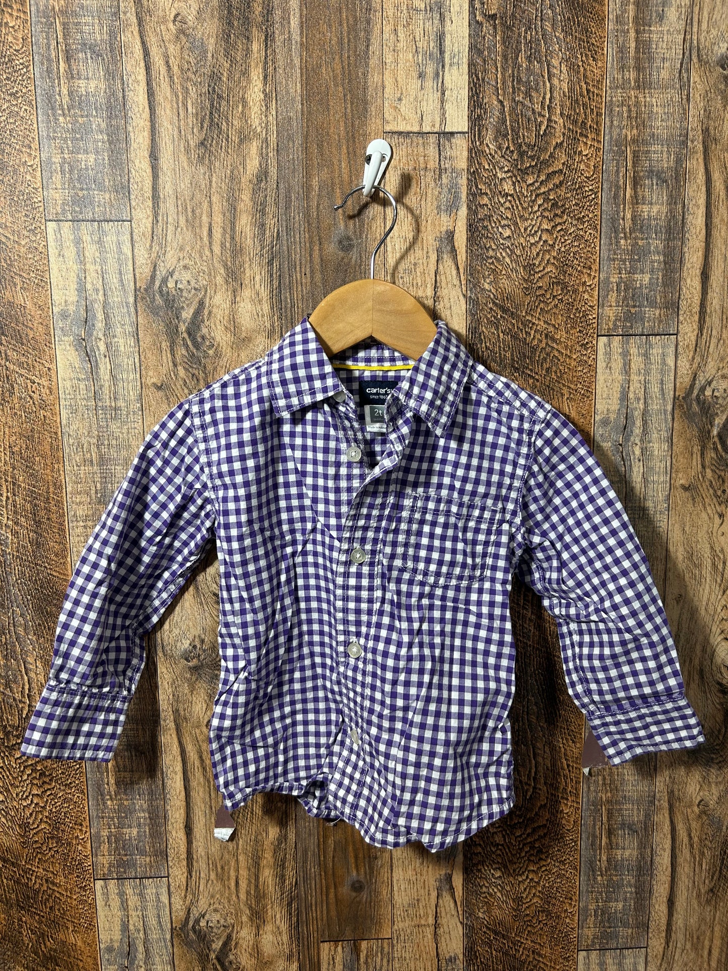 LS button up, size 2t
