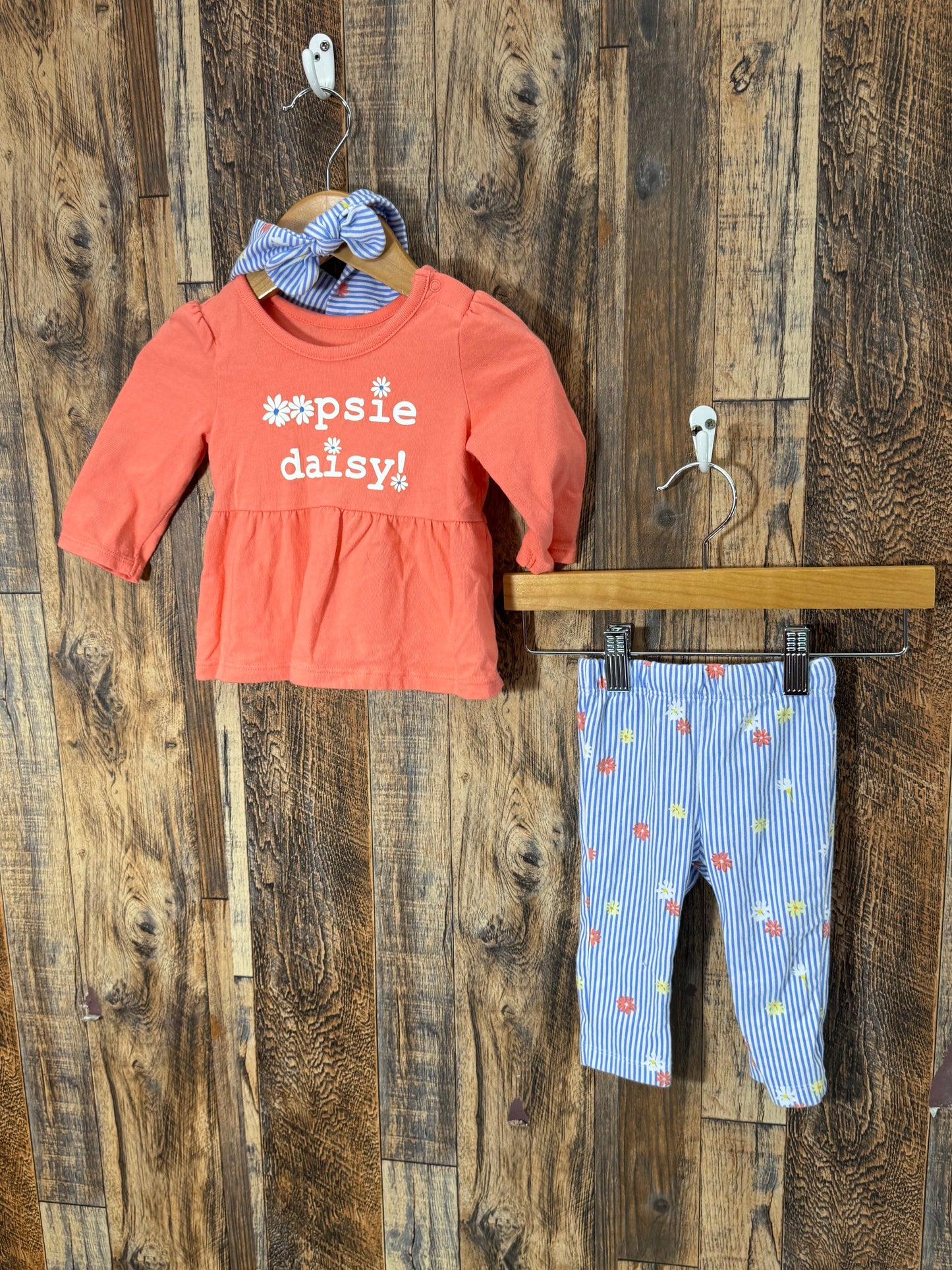 3pc set, size 3-6m