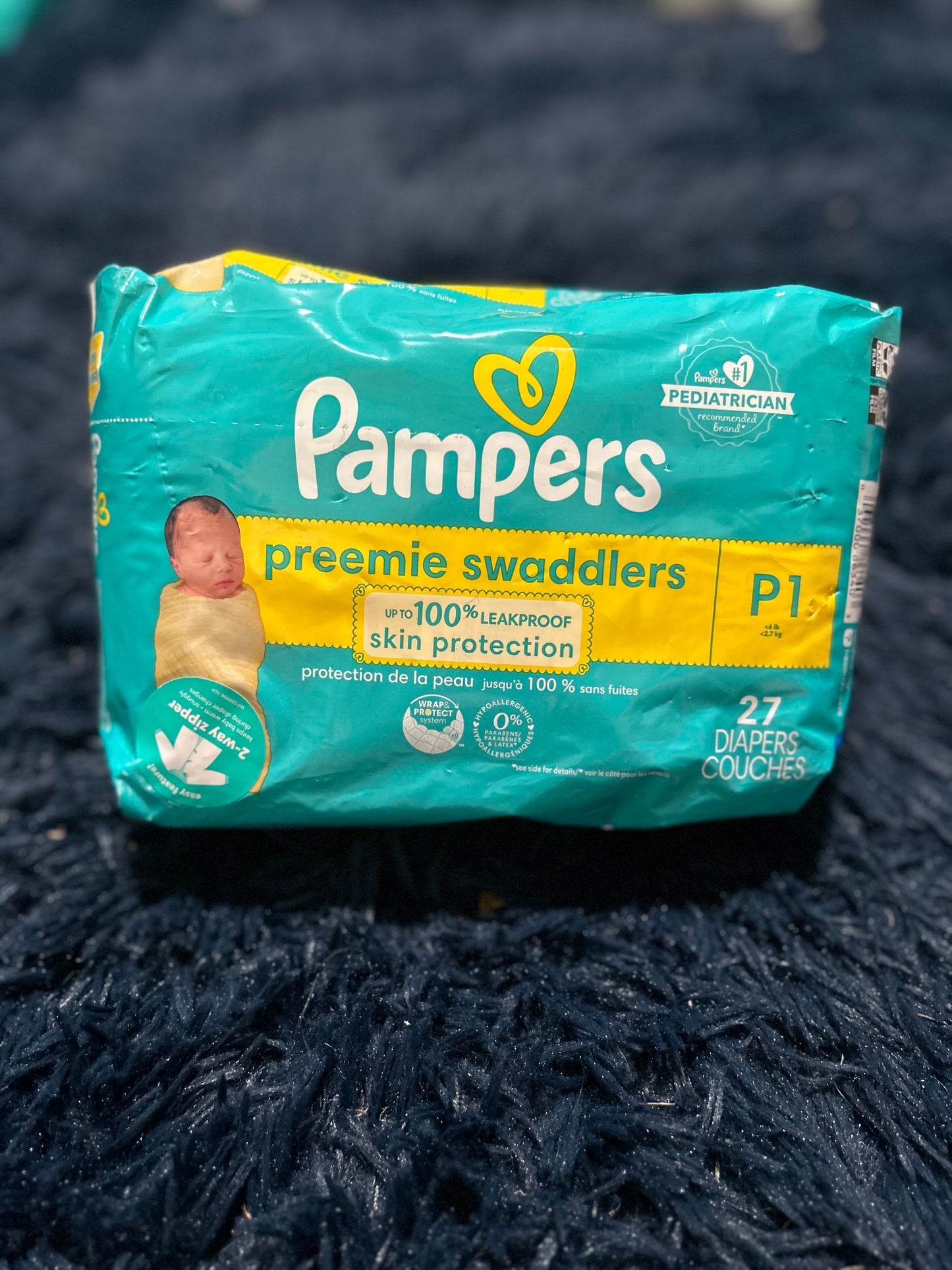 27ct diapers, size P