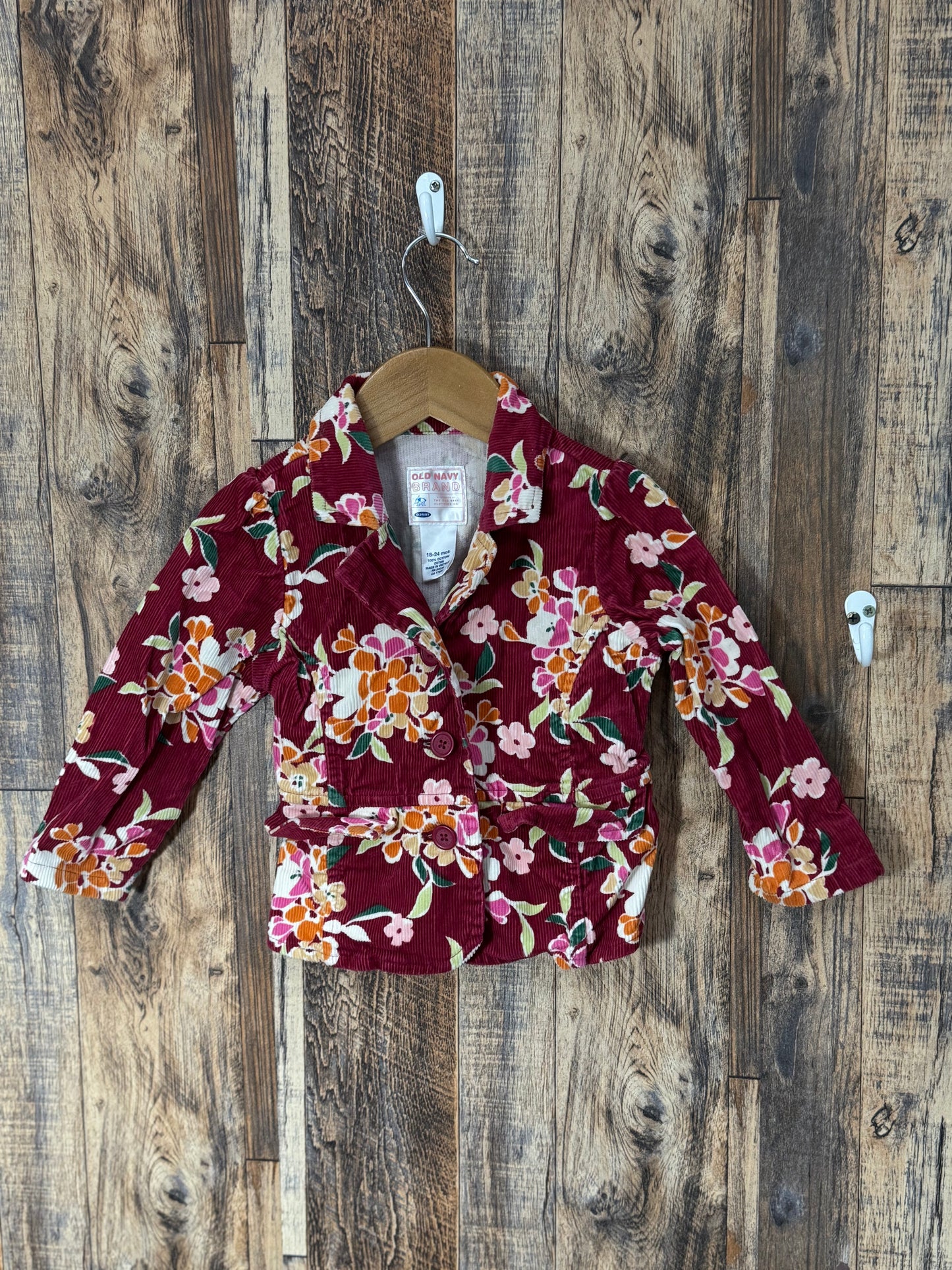 Corduroy jacket, size 18-24m